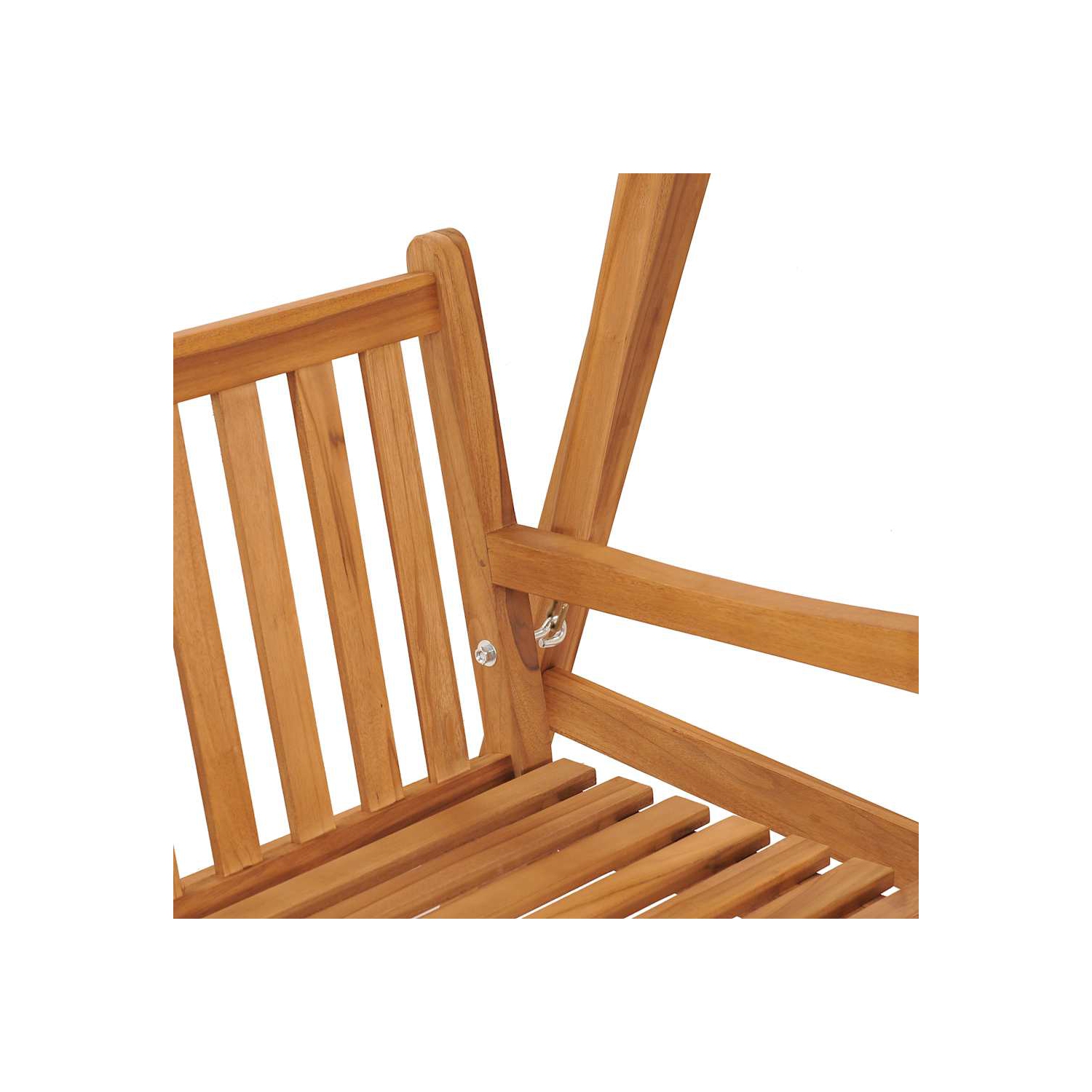 vidaXL Swing Bench 174 cm Solid Teak Wood