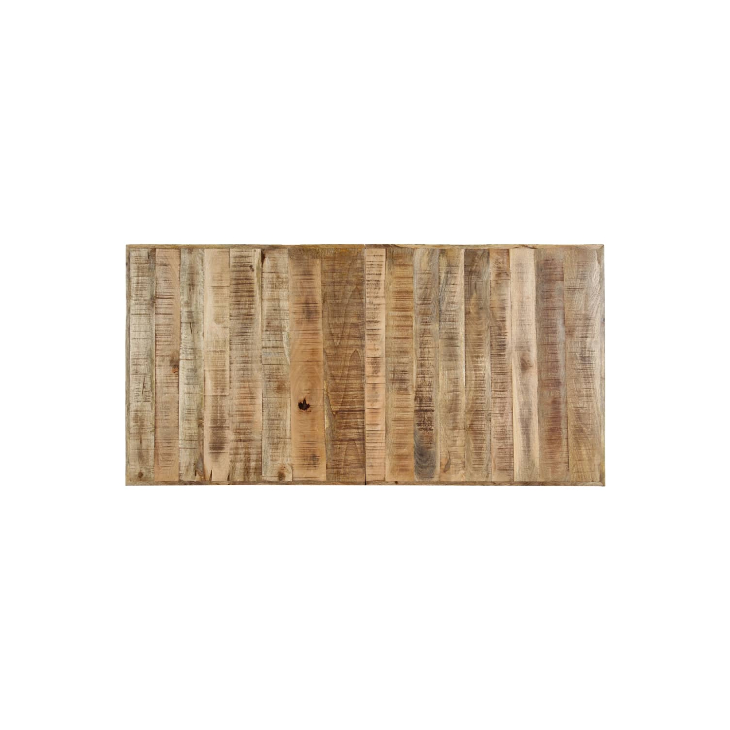 vidaXL Dining Table 55.1"x27.6"x29.5" Solid Rough Mango Wood