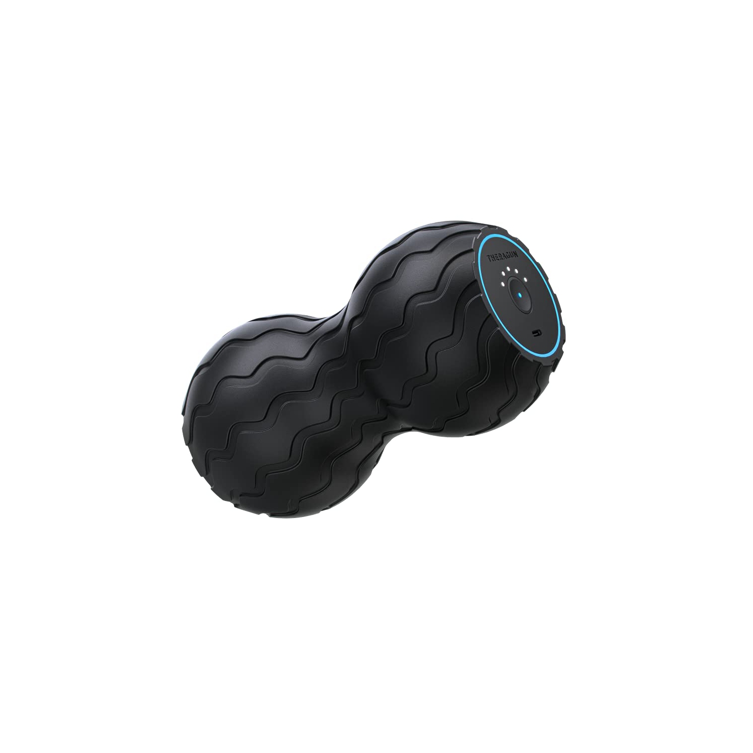 Wave Series Wave Duo - Ergonomoically Contoured Foam Roller - Bluetooth  Enabled Muscle Roller for Athletes - Back, Neck & Spine Muscle Roller with  5 