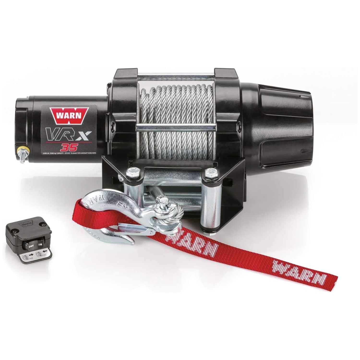 Warn Industries 101035 VRX 35 Powersports Winch with Steel Rope