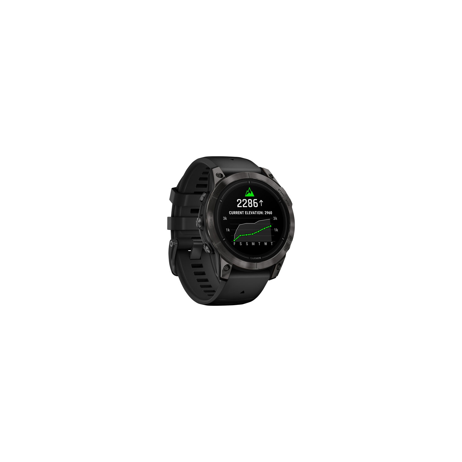 Garmin Epix Pro Sapphire Edition 47mm GPS Watch with Heart Rate Monitor - Black