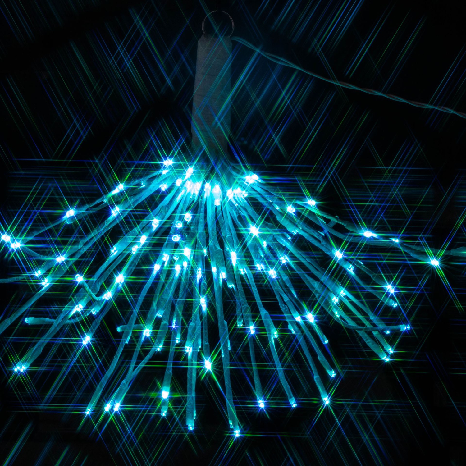 Lumières de fantaisie DEL RVB+WW lampes de branche Spritz avec télécommande, lumières de branche d'arbre artificielles pour décorations de fête