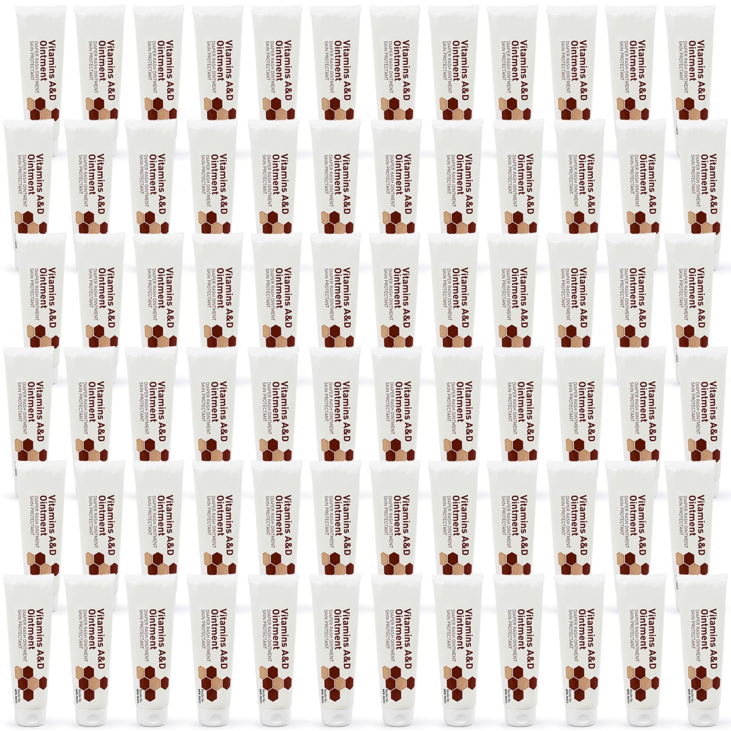 MEDca Vitamin A & D Diaper Rash Ointment- Protectant Cream For Sensitive Baby Skin - Lanolin & Petrolatum Formula, Dry-Cracked Hands/Feet/Face Skin,