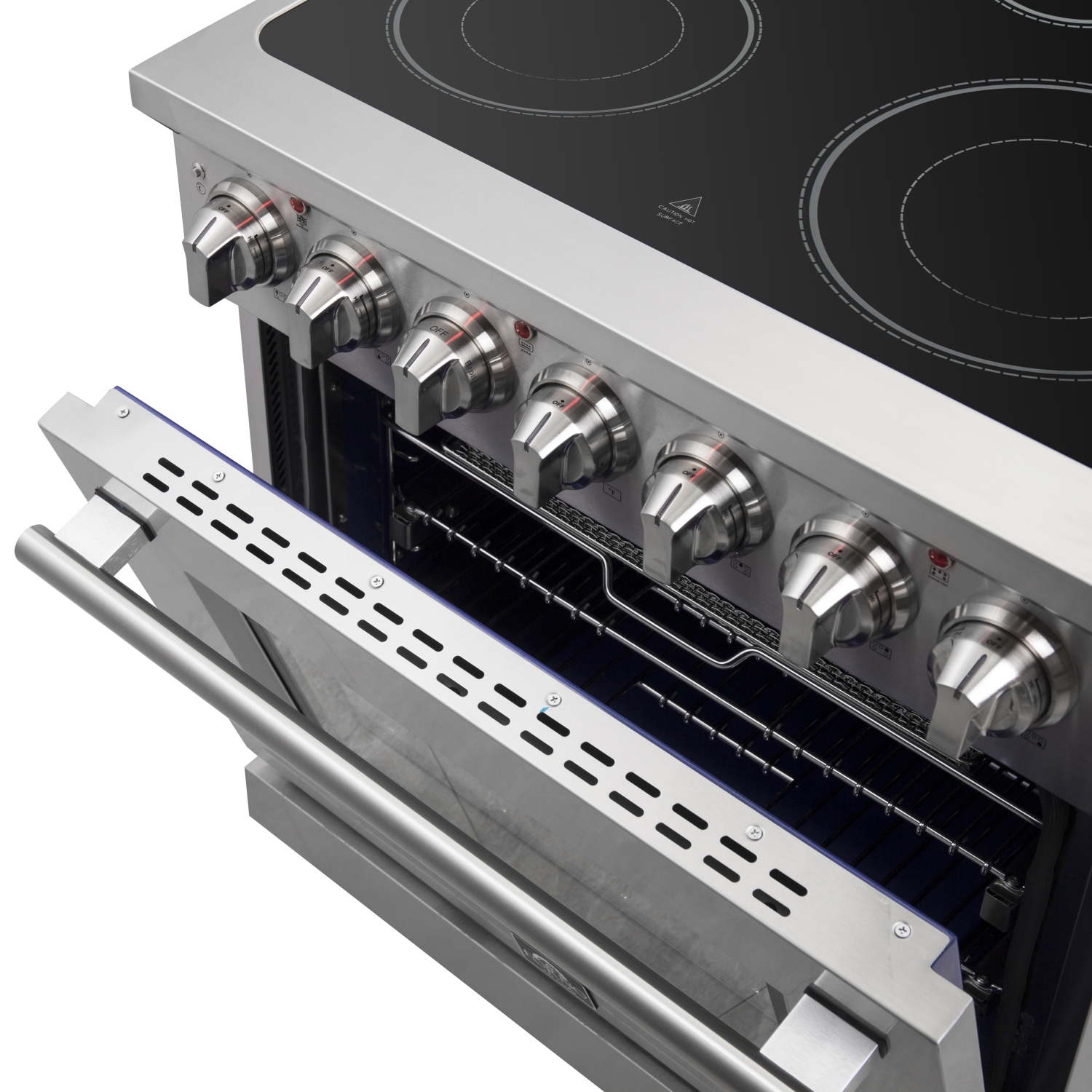 Cuisinière électrique autonome à porte de chef de 30&nbsp;po de Forno Massimo
