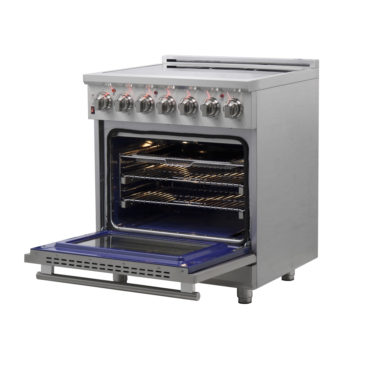 Cuisinière électrique autonome à porte de chef de 30&nbsp;po de Forno Massimo
