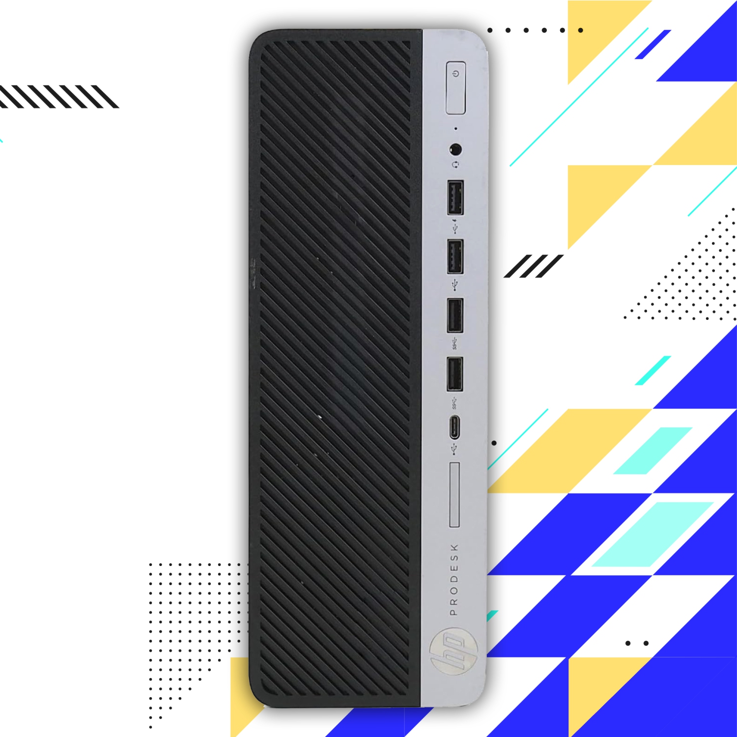 Refurbished - HP ProDesk 600 G3 SFF High Performance Desktop PC (Core i7 - 6th GEN/ 32GB RAM/ 512GB SSD/ Windows 10 Pro/ RGB Speaker) Intel Processor