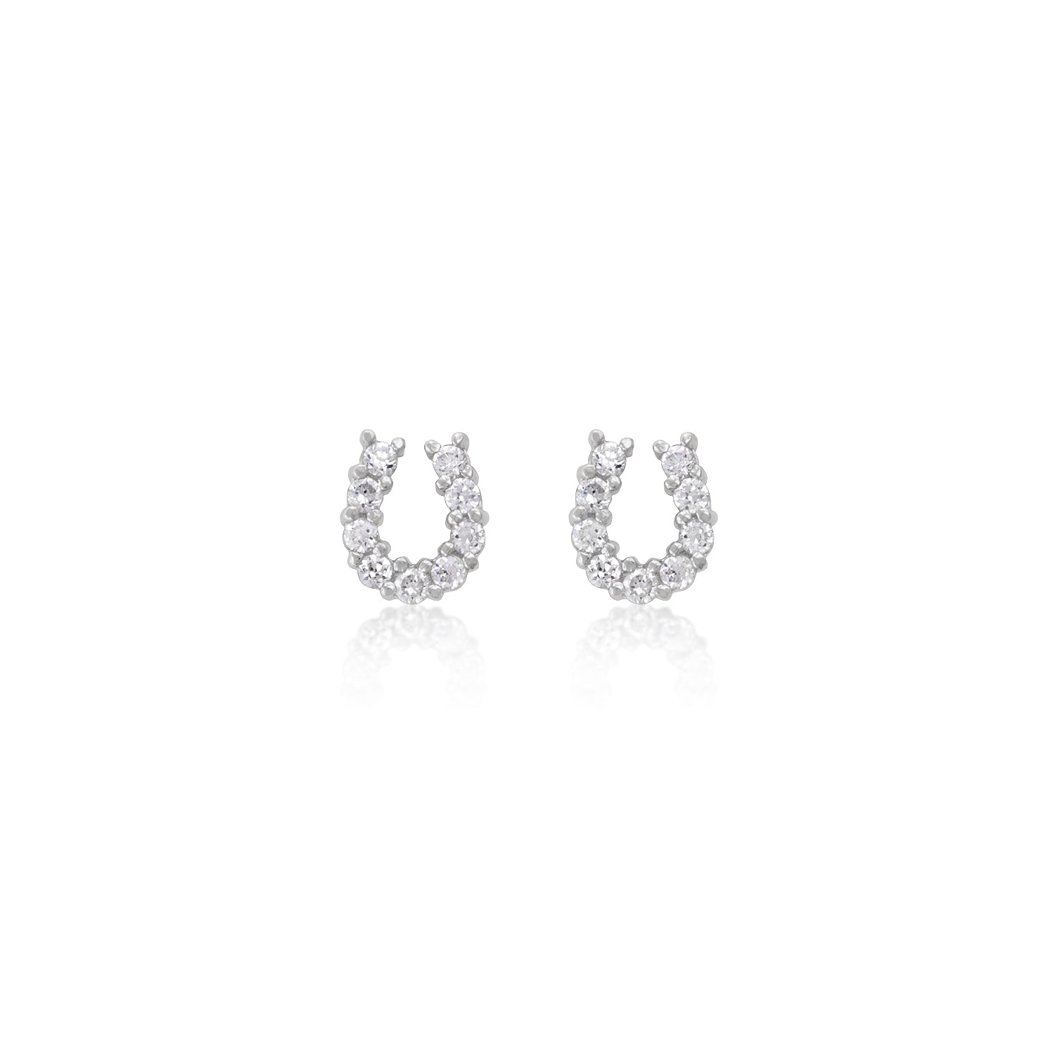 Lucky Horseshoe Earring Set