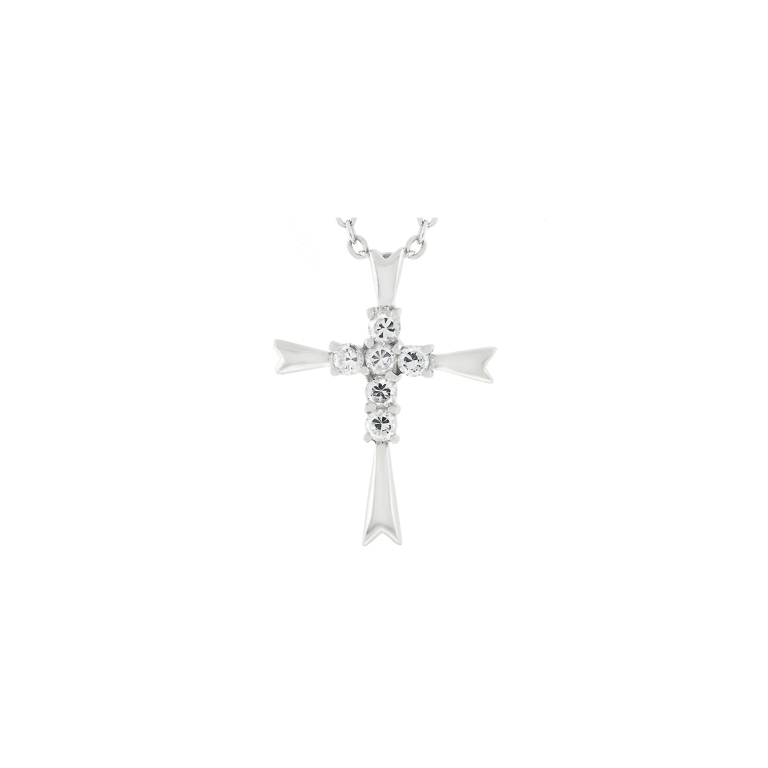 Coupled Cross Pendant