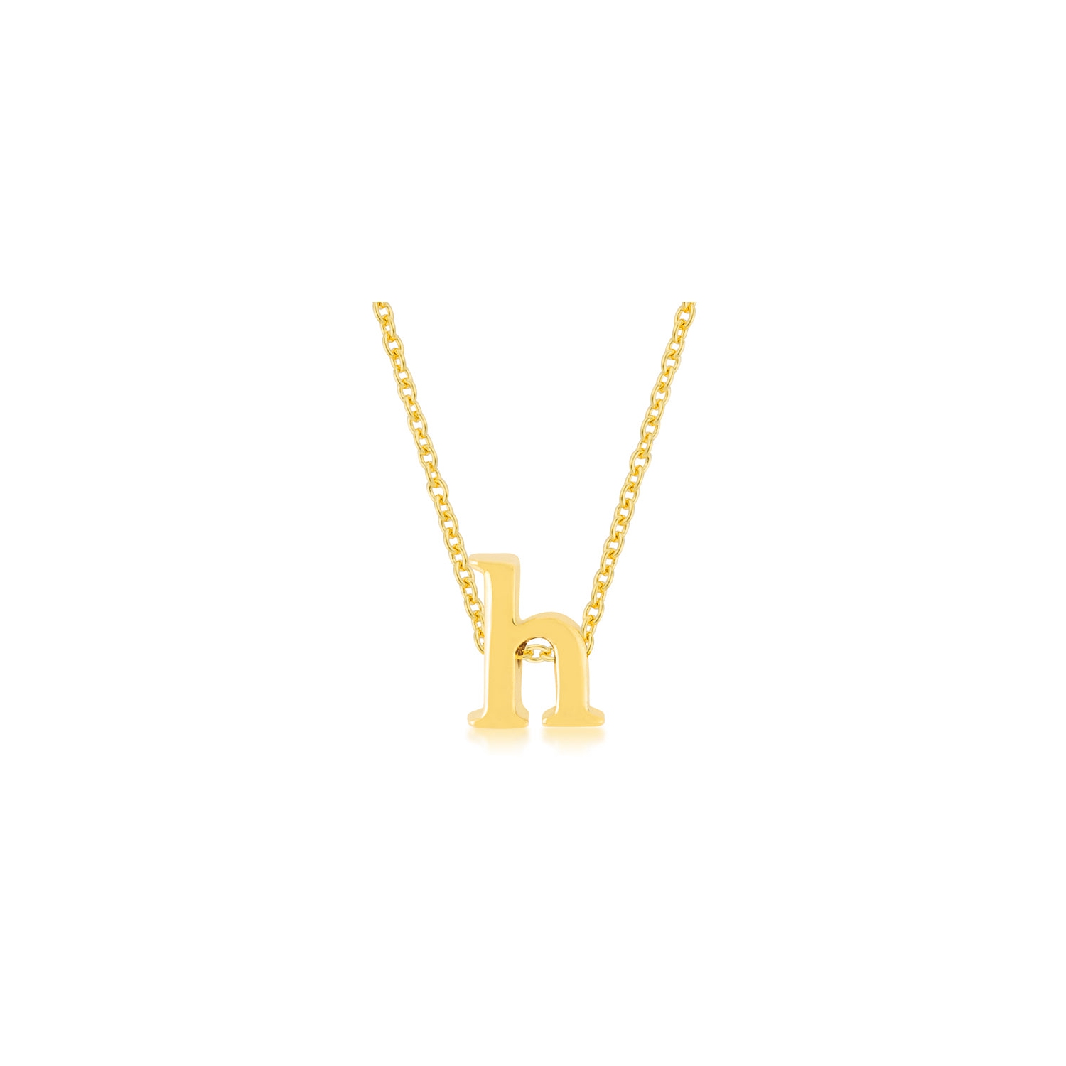 Golden Initial H Pendant