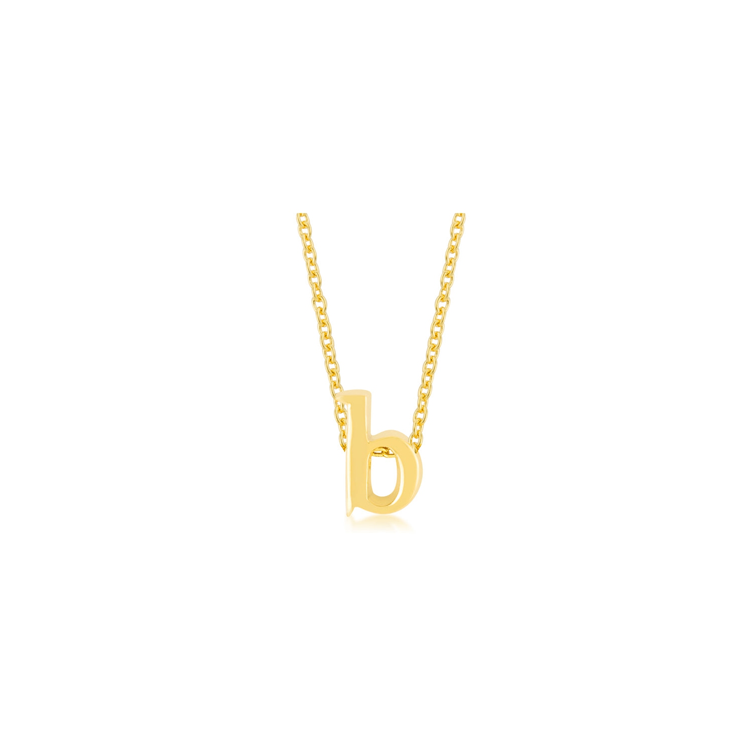 Golden Initial B Pendant