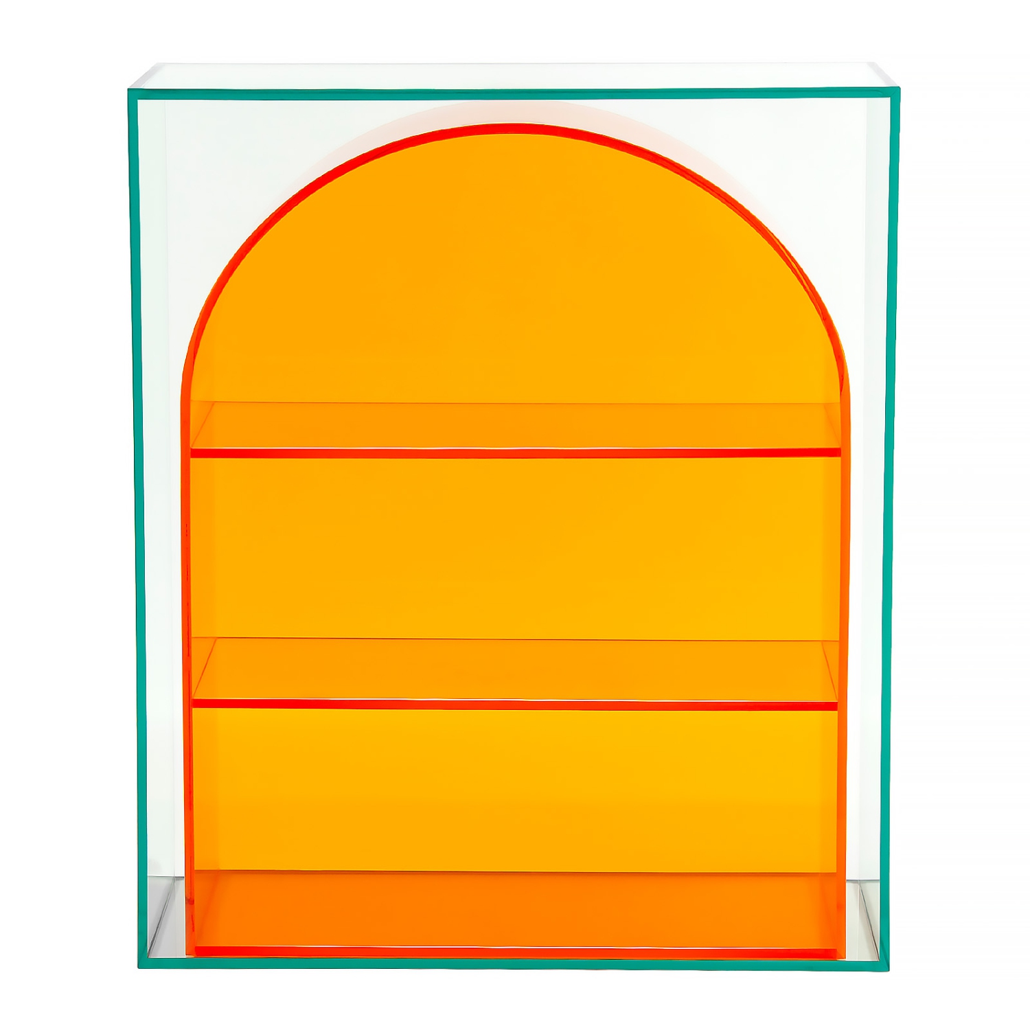 Ventray Home Acrylic Arched Multi-Layer Storage Shelf