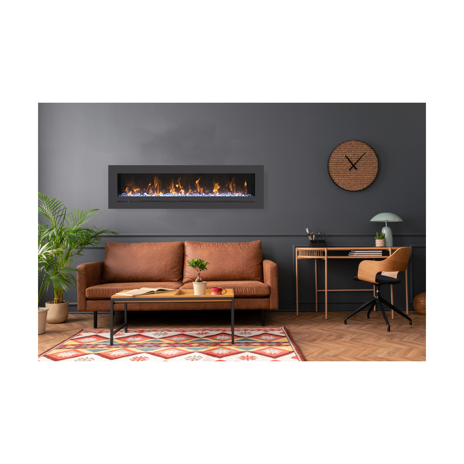 Amantii WM-FM-34-4423-BG 34-OOB-1 Support mural/foyer électrique encastré