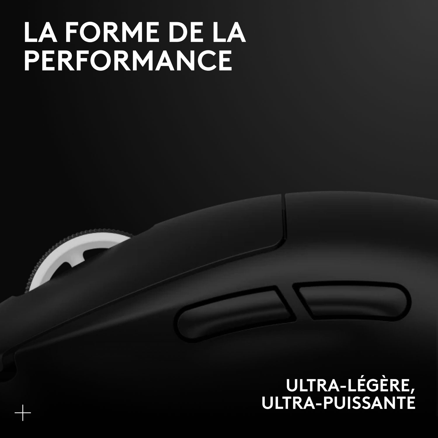 Souris de jeu sans fil à capteur HERO 2 calibre professionnel 60 g de 44 000 ppp taux d'interrogation 8 kHz G PRO X Superlight 2 de Logitech - Noir