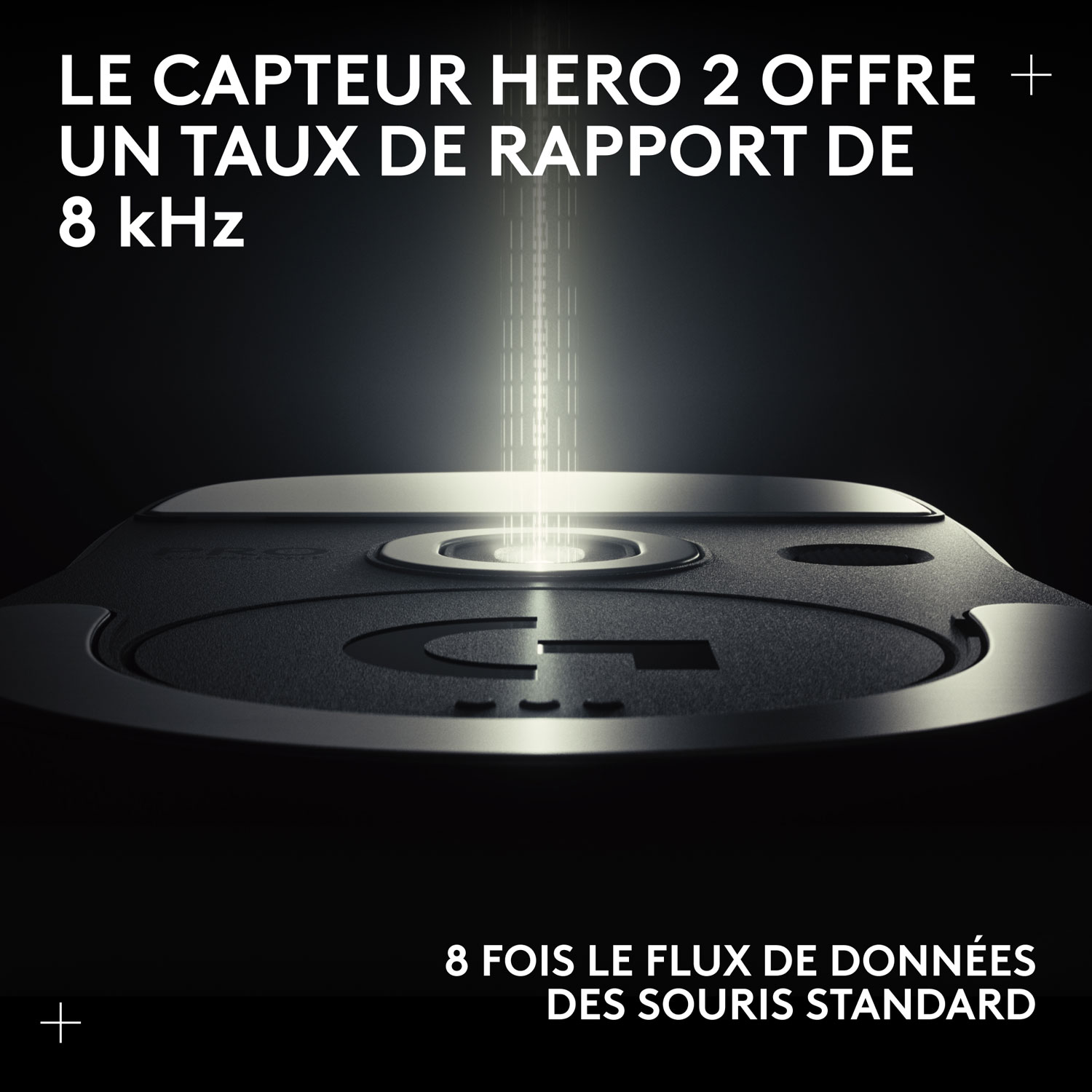Souris sans fil à capteur HERO 2 calibre professionnel 60 g de 44 000 ppp taux d'interrogation 8 kHz G PRO X Superlight 2 de Logitech - Magenta -