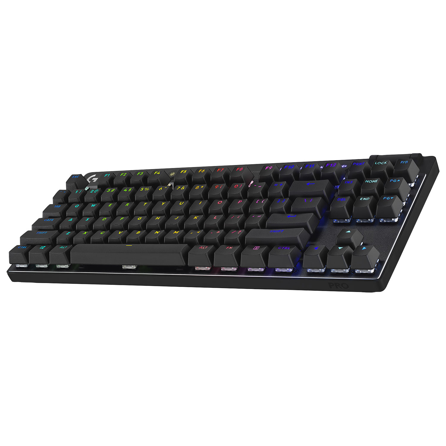 Logitech G PRO X TKL LIGHTSPEED Bluetooth Backlit Mechanical Tactile Gaming Keyboard - Black - English