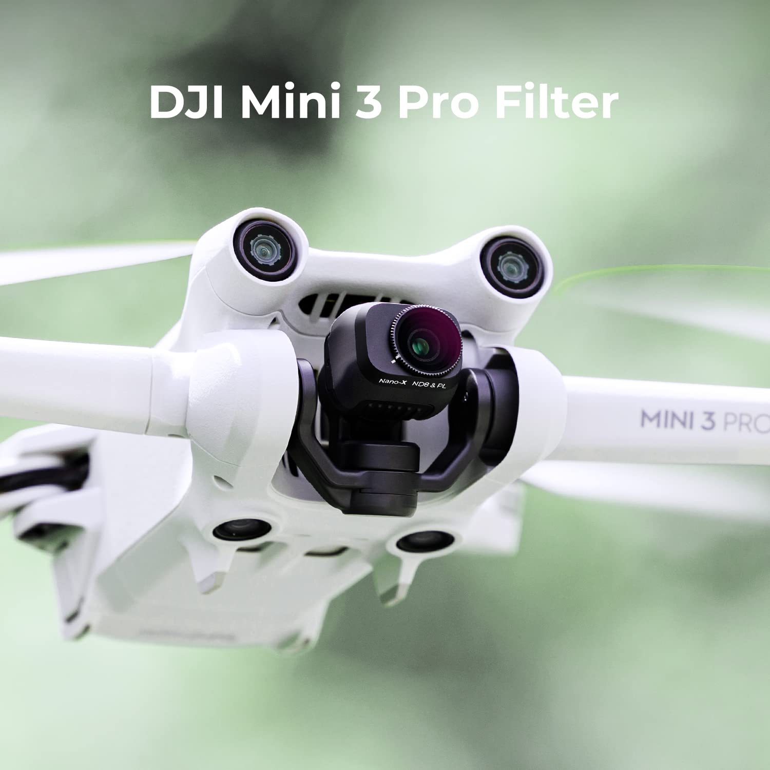Concept Filtre ND16/PL compatible avec les filtres étanches polarisants à densité neutre 2-en-1 Mini 3 Pro/Mini 3 de DJI pour objectif de caméra de