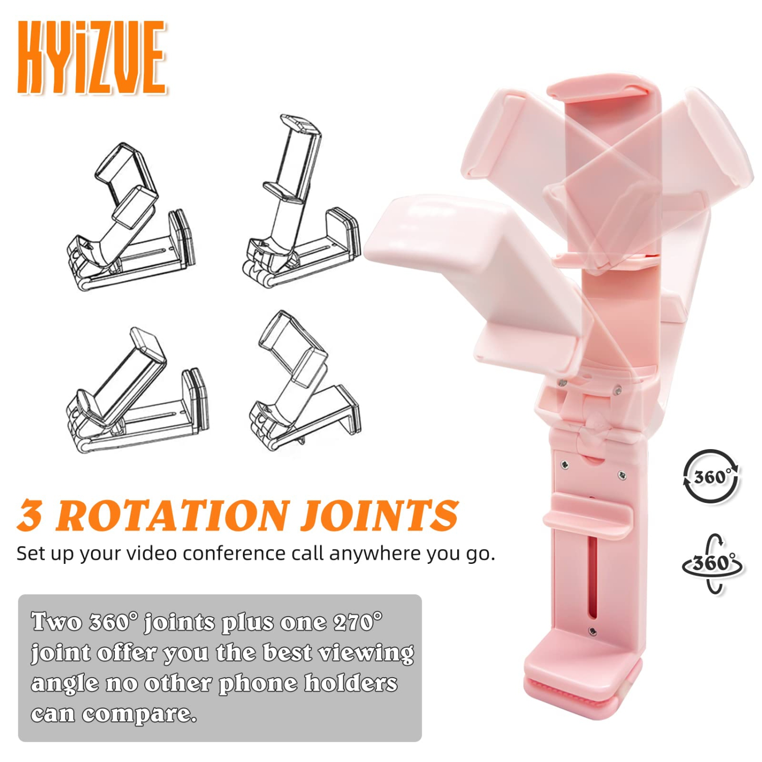 Pink Airplane Phone Holder Flight Stand Travel Essential Accessory Foldable Portable Phone Stand Desk Bed Compatible with iPhone 13 Pro Max Airplane