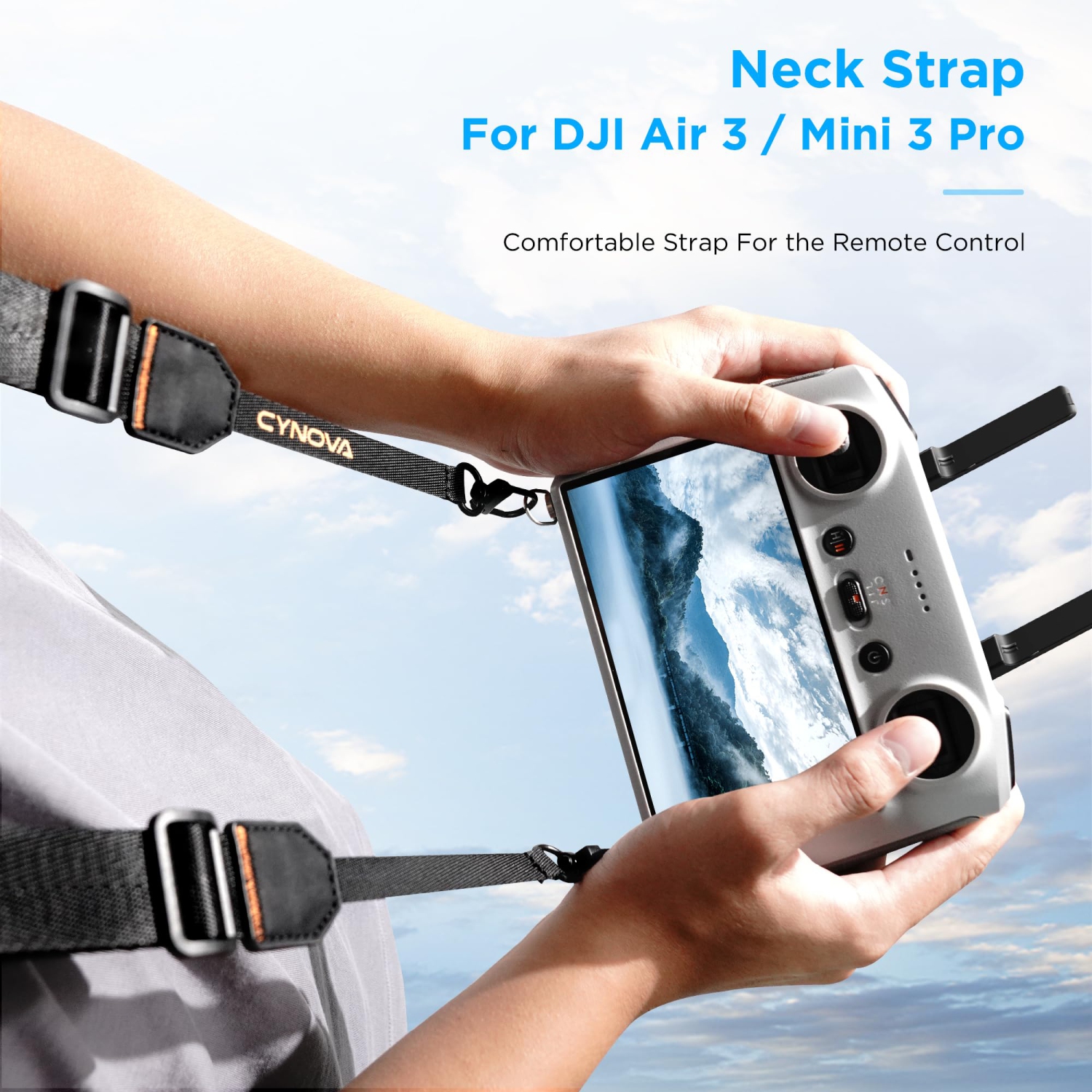 Drone Mini 3 Pro Strap Lanyard, Drone Remote Neck Strap Compatible with DJI RC Remote / DJI RC 2 Controller / DJI RC PRO for DJI Mini 3 / DJI Air 3 /