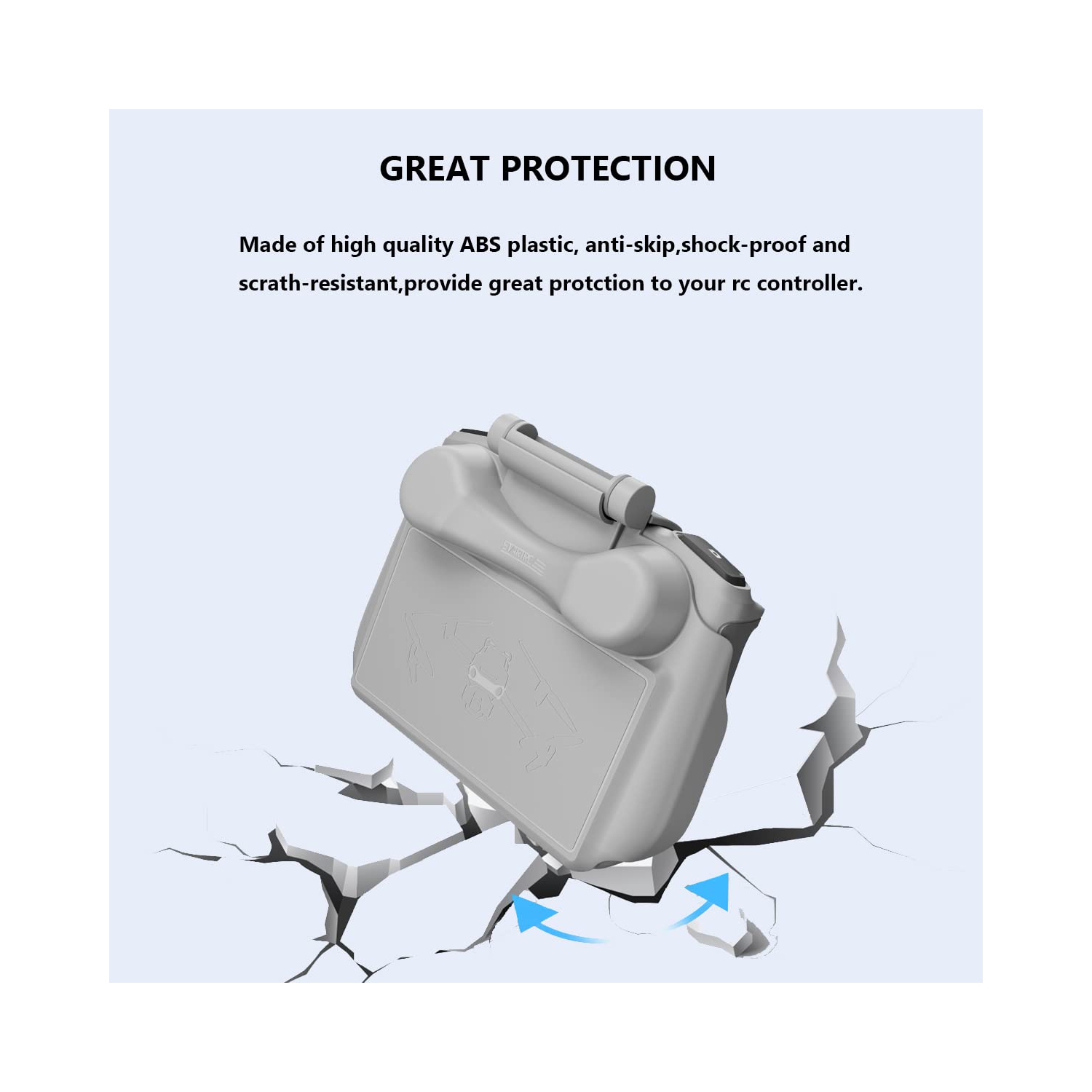 Pare-soleil pare-soleil Mini 3 Pro, étui de protection 2-en-1 pare-soleil pour télécommande RC Mini 3/Mini 3 Pro de DJI Protection écran de contrôle