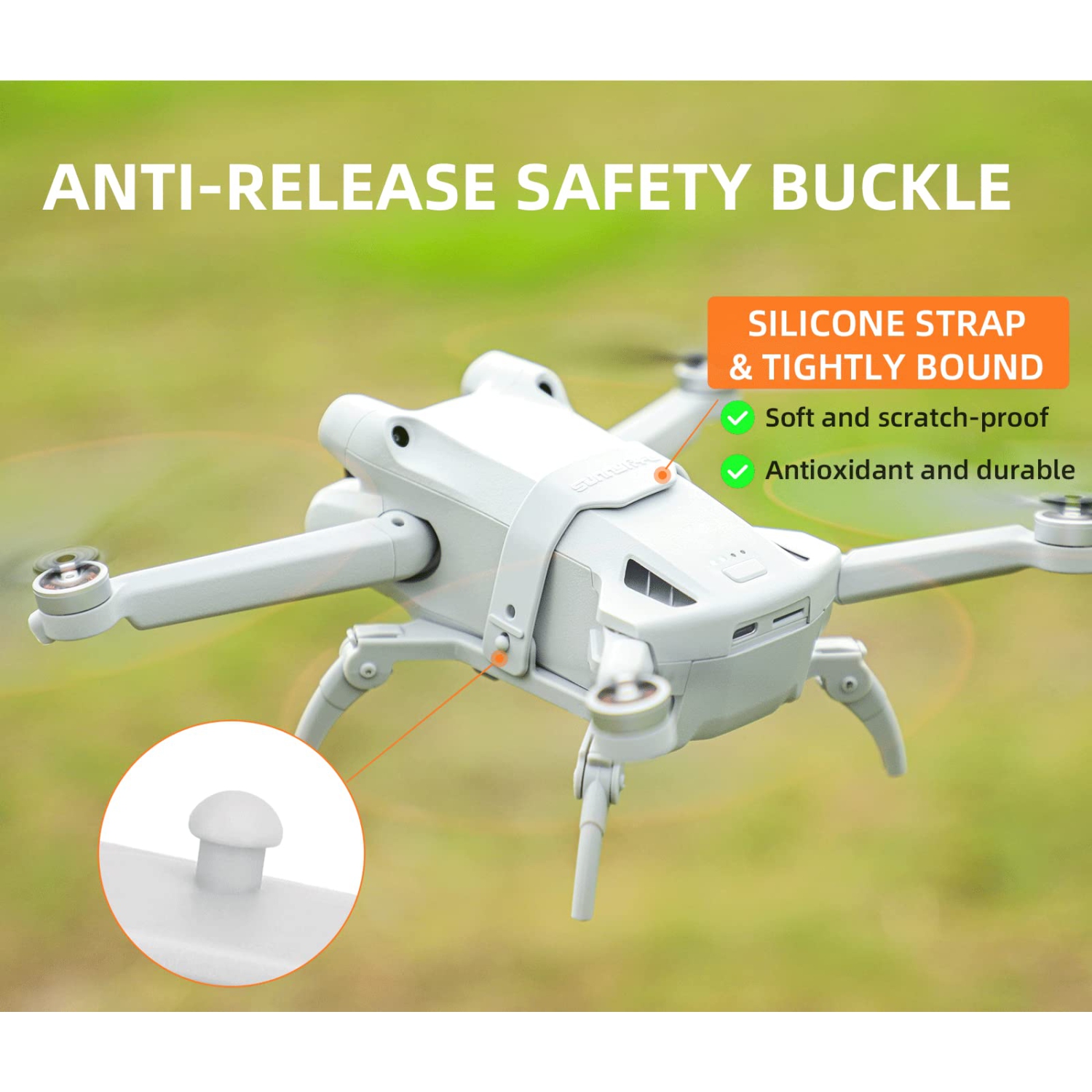 Landing Gear for DJI Mini 3 Pro, Spider Leg Foldable Height Extension Kit for DJI Mini3 Pro Drone Accessories (NOT for Newest DJI Mini 3)