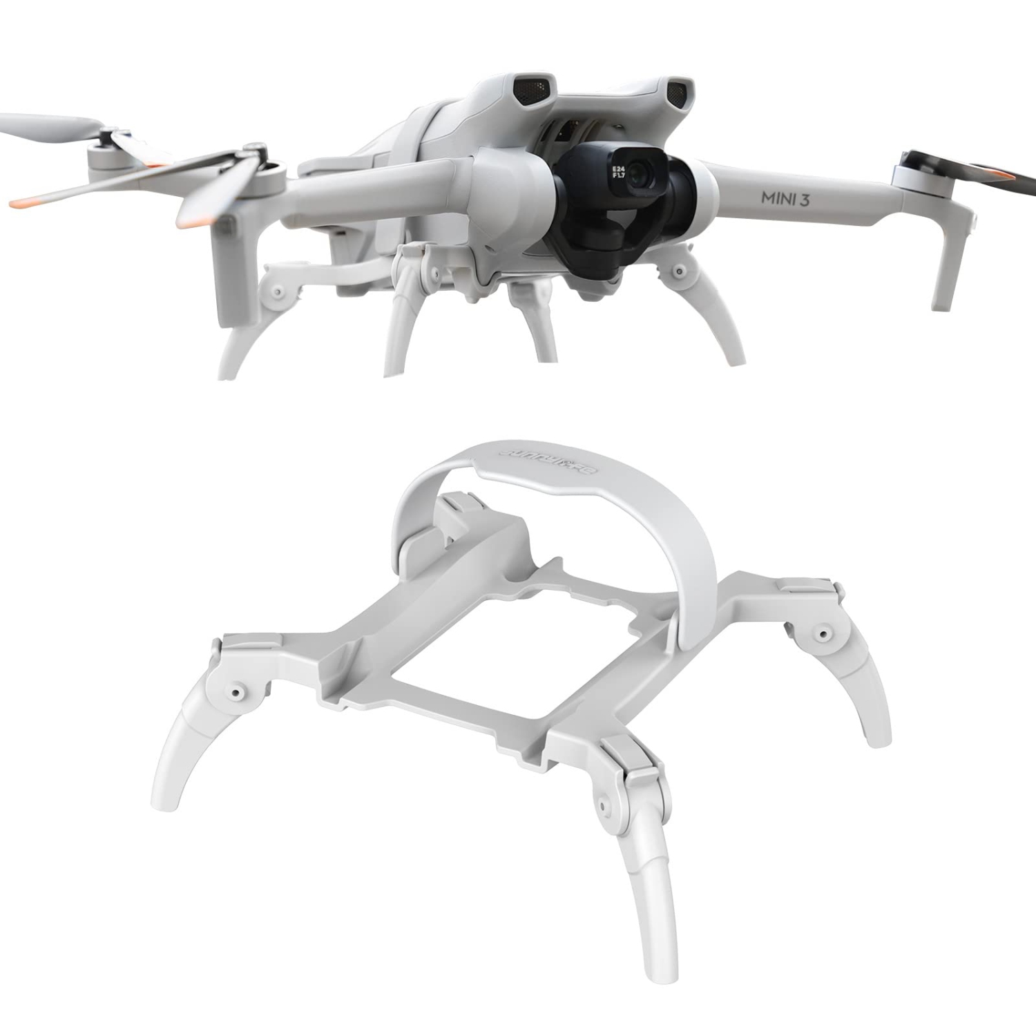 Train d'atterrissage pour DJI Mini 3, ensemble d'extension pliable à pattes d'araignée pour accessoires de drone Mini3 de DJI seulement offert pour