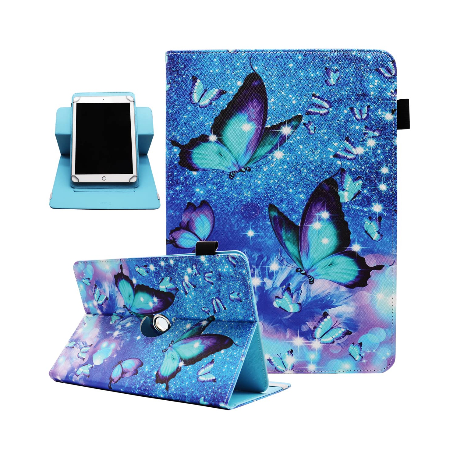 Universal 10 10.1 Inch Android Tablet Case, Universal Tablet Rotating Case Cover for 10 10.1 Inch Tablet, Dluggs 360 Degree Rotating Case for