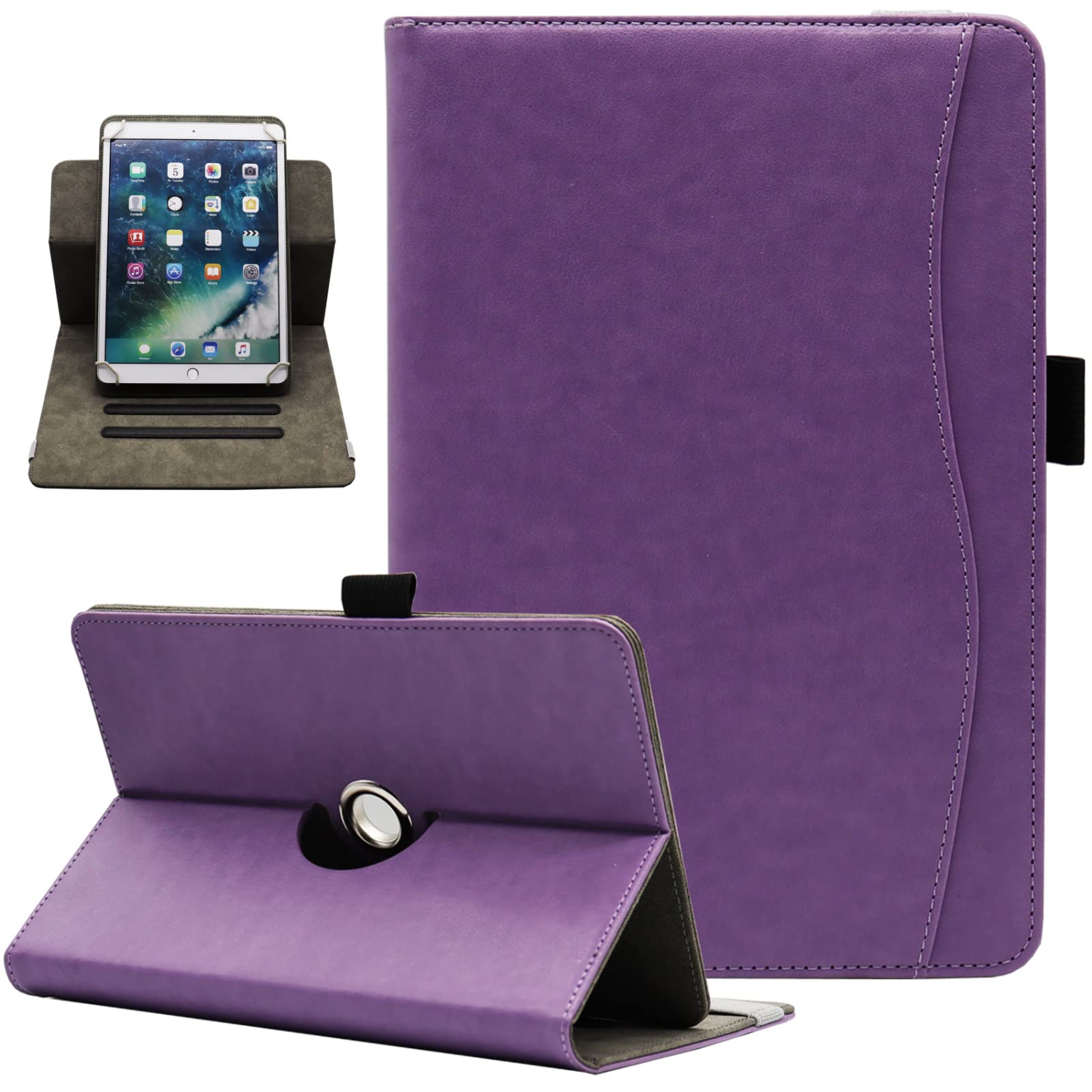 Universal 10 10.1 Inch Android Tablet Case, Universal Tablet Rotating Case Cover for 10 10.1 Inch Tablet, Dluggs 360 Degree Rotating Case for