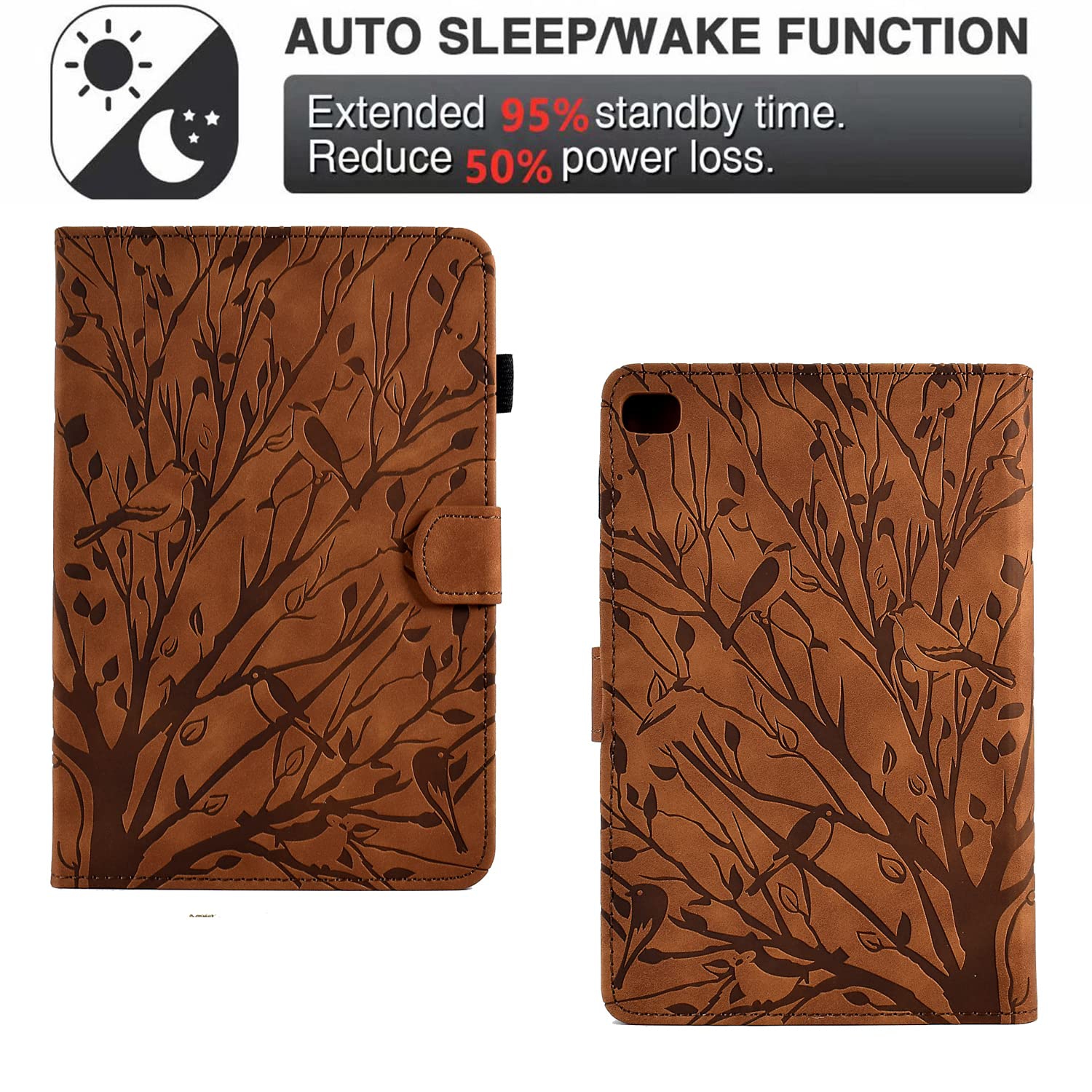 Case for iPad Mini 5/4/3/2/1(7.9 Inch), Premium PU Leather Flip Folio Stand Cover with Multi-Angle Viewing Card Slot Pen Holder Auto Wake/Sleep for