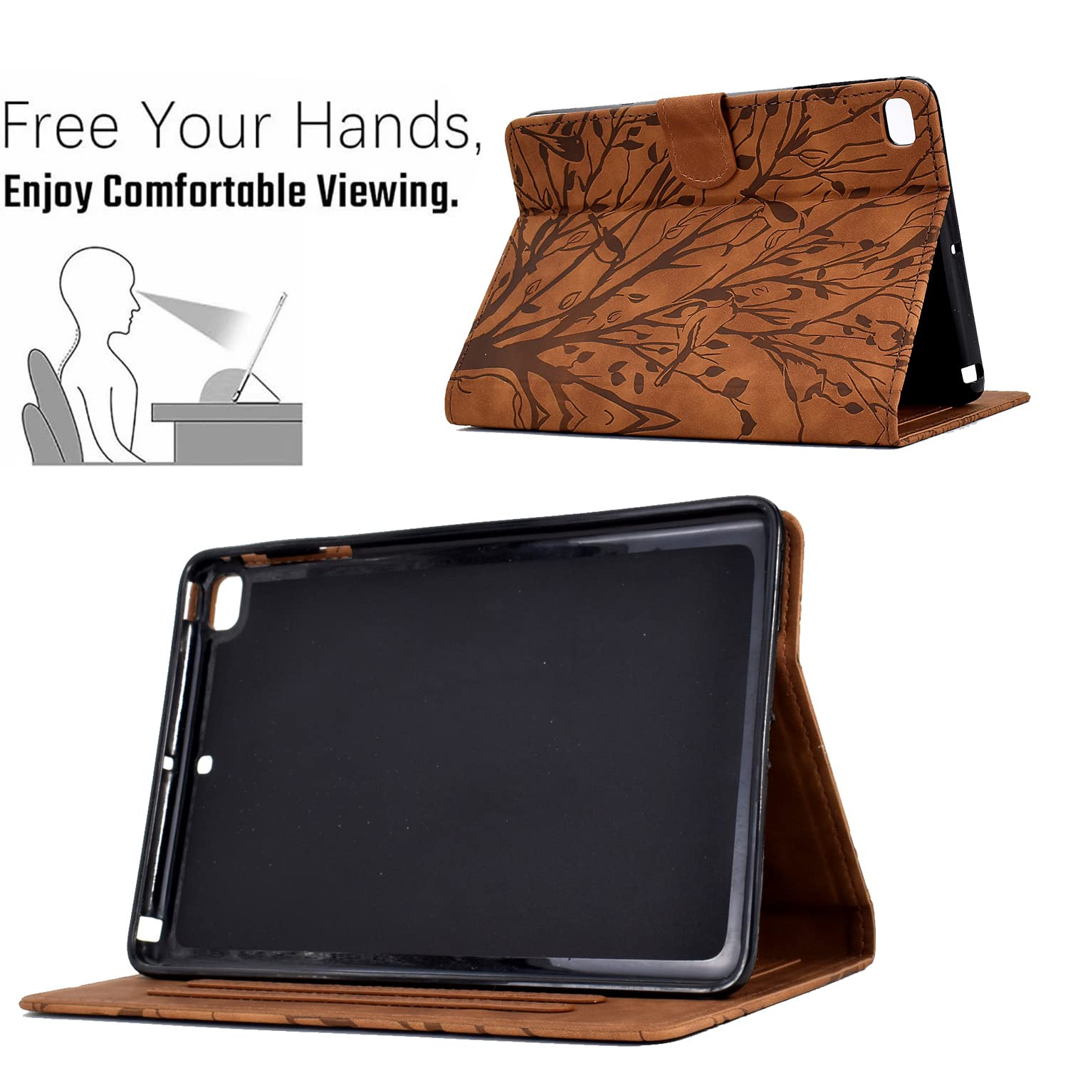 Case for iPad Mini 5/4/3/2/1(7.9 Inch), Premium PU Leather Flip Folio Stand Cover with Multi-Angle Viewing Card Slot Pen Holder Auto Wake/Sleep for