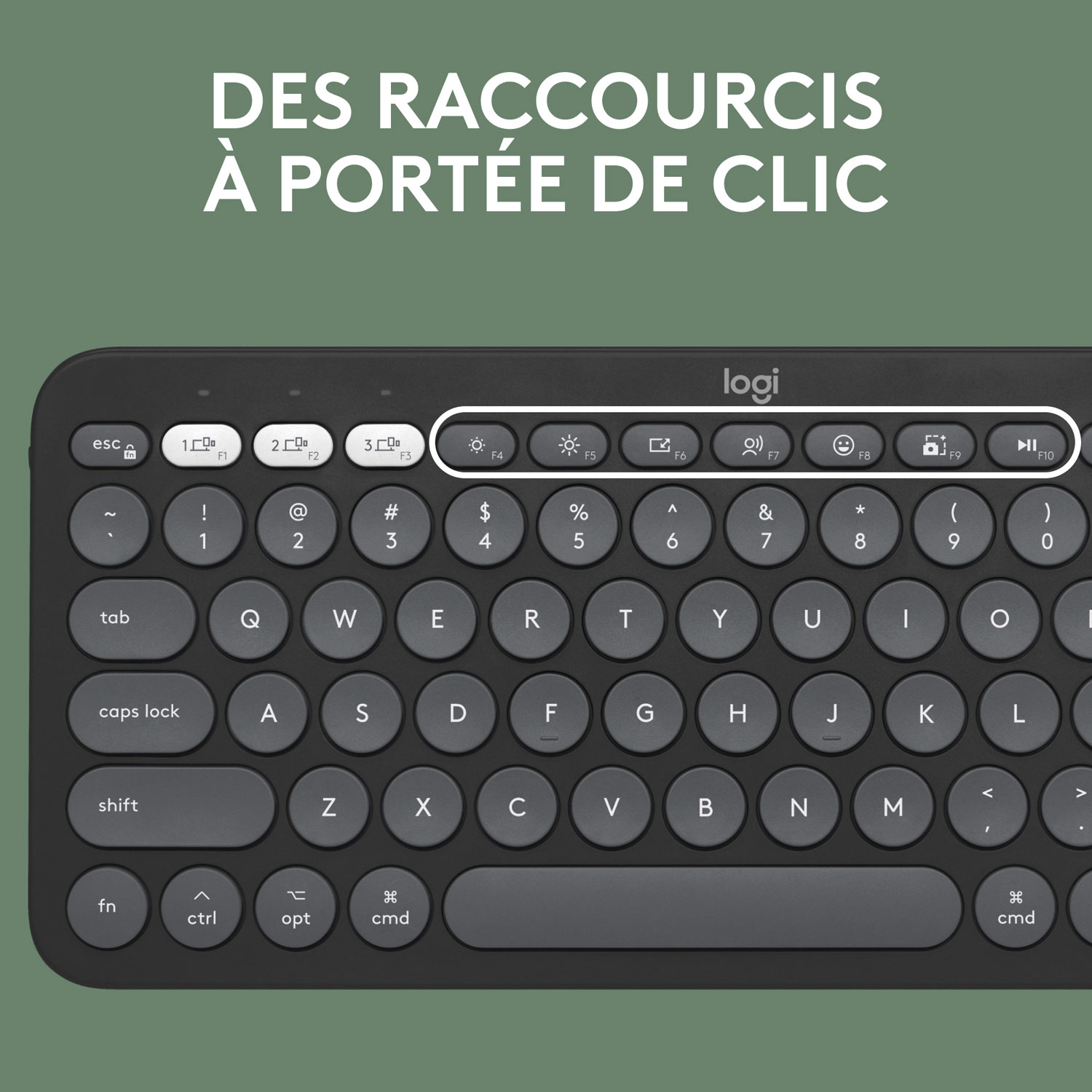 Logitech Pebble 2 Bluetooth Optical Ergonomic Keyboard & Mouse Combo for Mac - Black