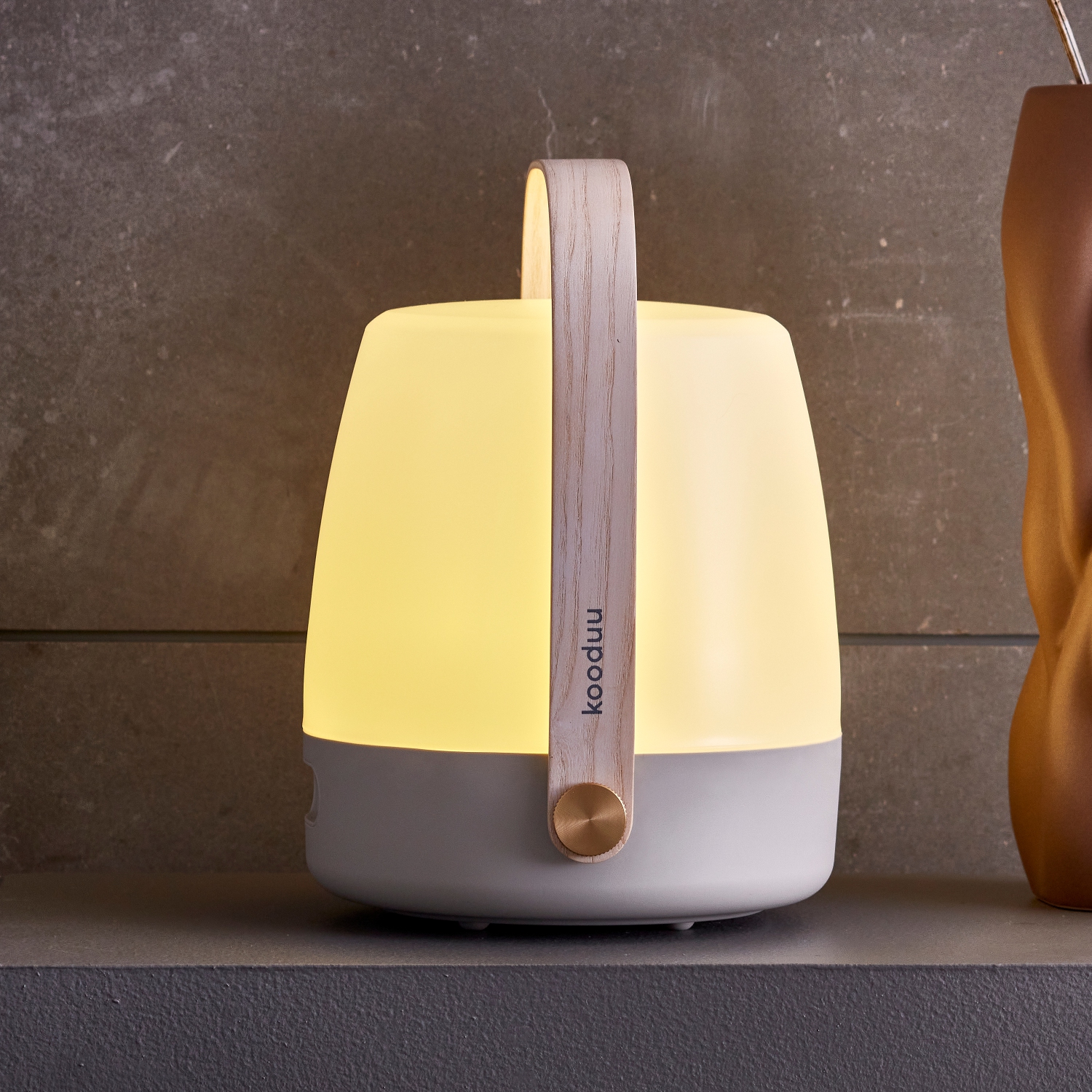 kooduu Lite-up Portable LED Table Lamp, Sand