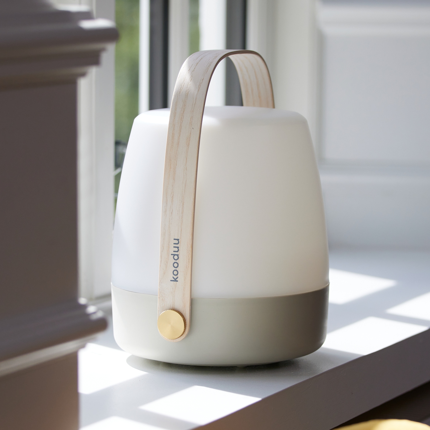 kooduu Lite-up Portable LED Table Lamp, Sand