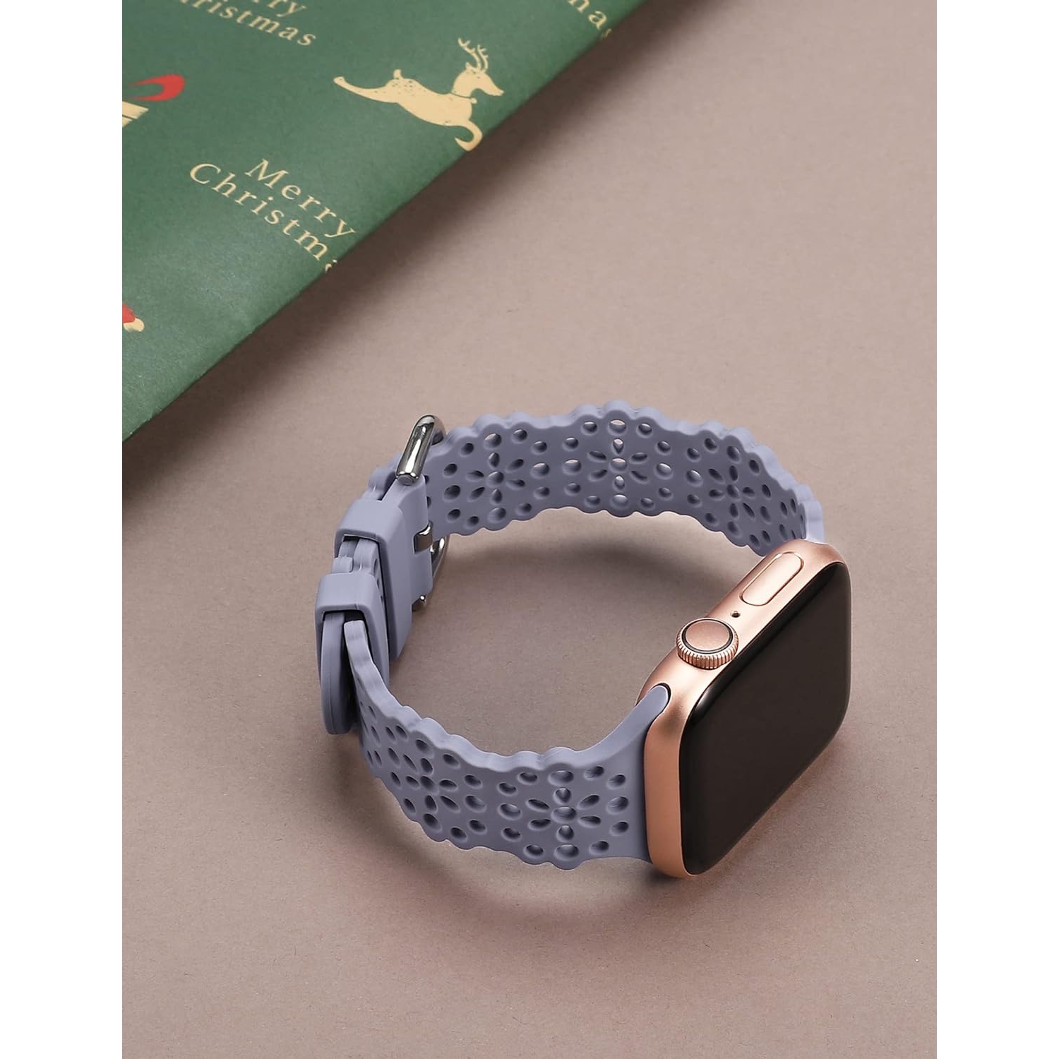 Bracelets en silicone en dentelle compatibles avec le bracelet Apple Watch 40&nbsp;mm 41&nbsp;mm pour femmes de 38&nbsp;mm, bracelets sport à