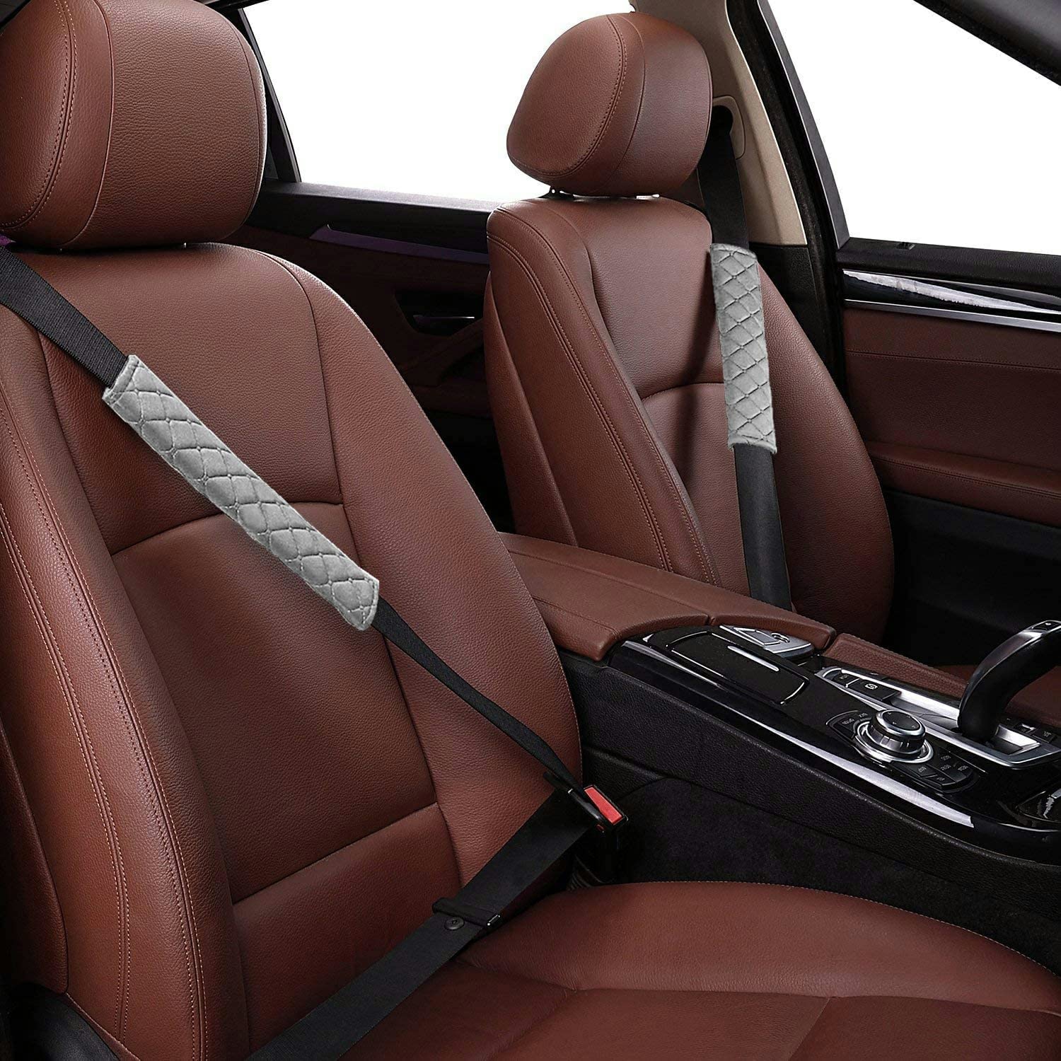 Seat Belt Cover Pad Seatbelt Car Strap Covers 4Pcs Seat Cover Soft Shoulder pad for Helping Protect Your Shoulder from The Rubbing Kids for