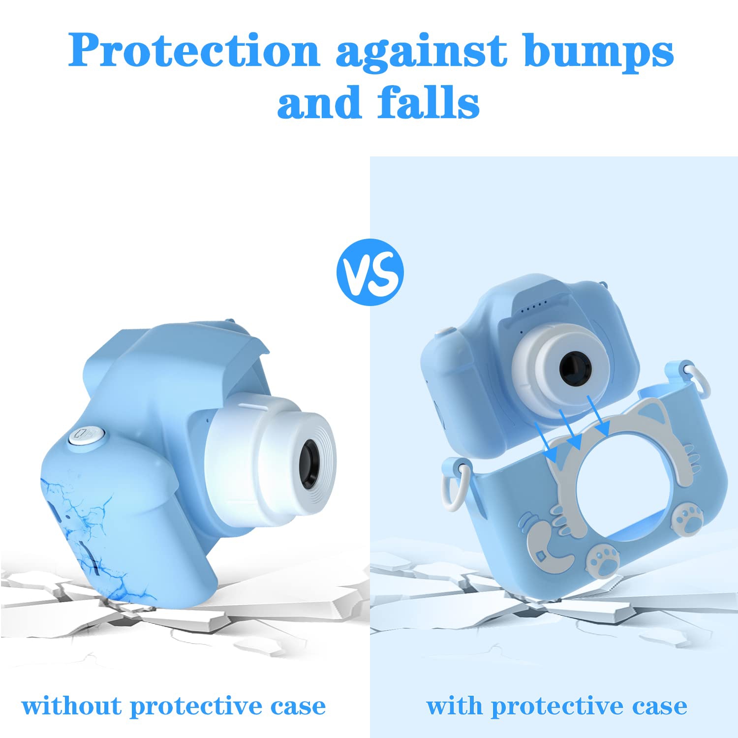 Kids Camera Toys for 3-12 Year Old Boys/Girls, Kids Digital Camera for Toddler with Video, Christmas Birthday Festival Gifts for Kids, Selfie Camera