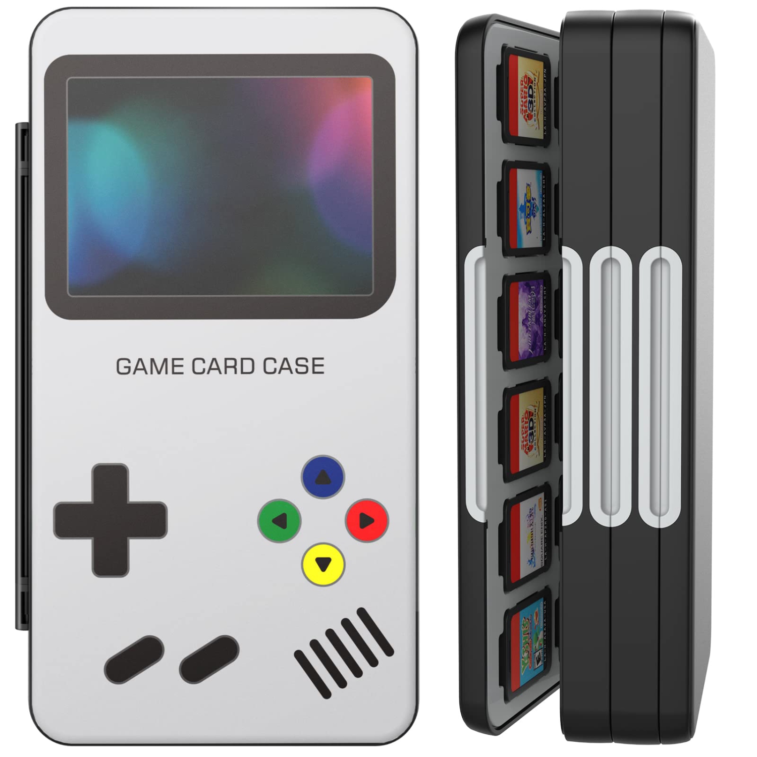 Game Card Case for Nintendo Switch and Switch OLED,Customized Pattern Nintendo Switch Lite Game Card Storage Case with 72 Game Card Slots and 24 Micro SD Card Slots.
