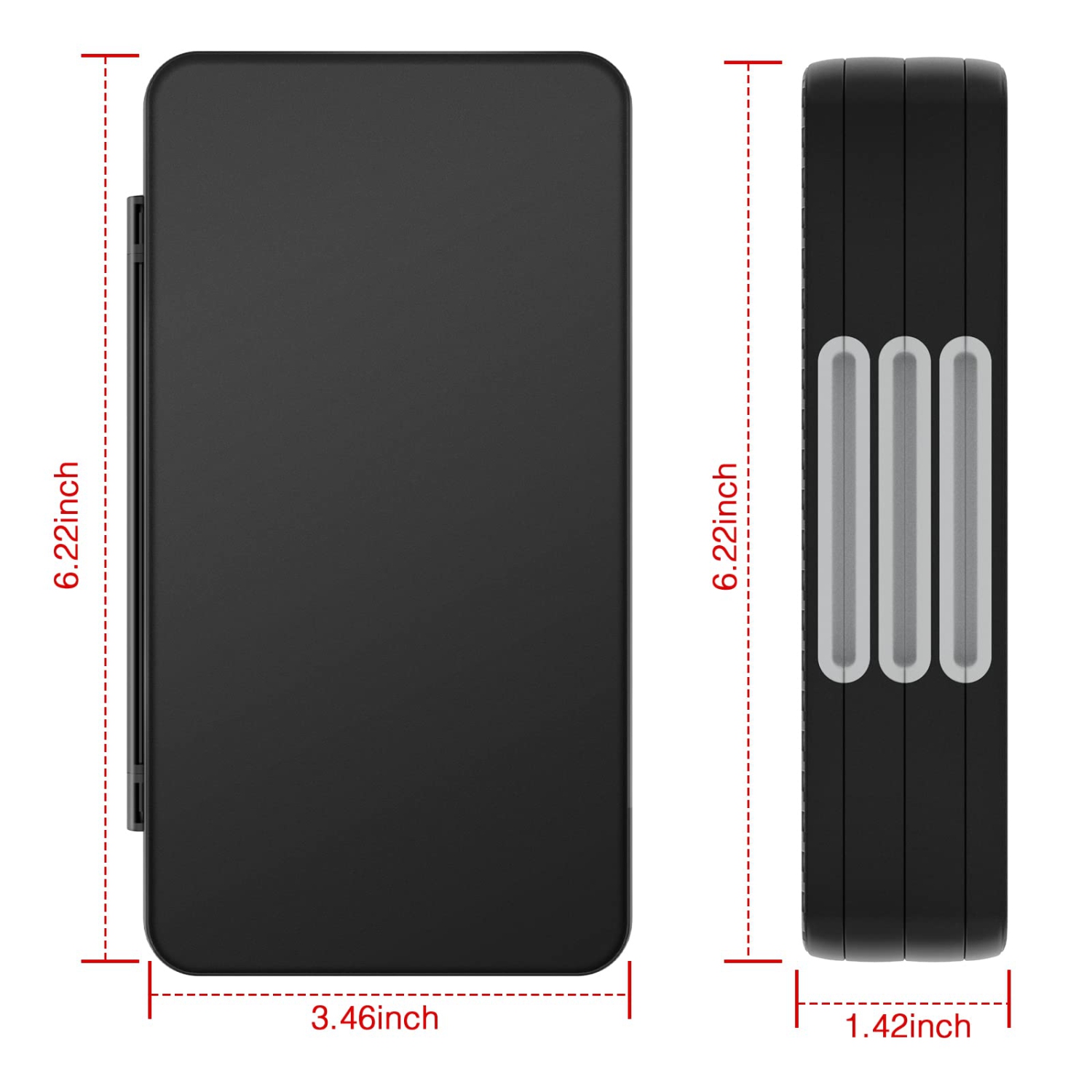 Game Card Case for Nintendo Switch Game Card or Micro SD Memory Cards,Portable Switch Game Card Storage with 72 Game Card Slots and 24 Micro SD Card