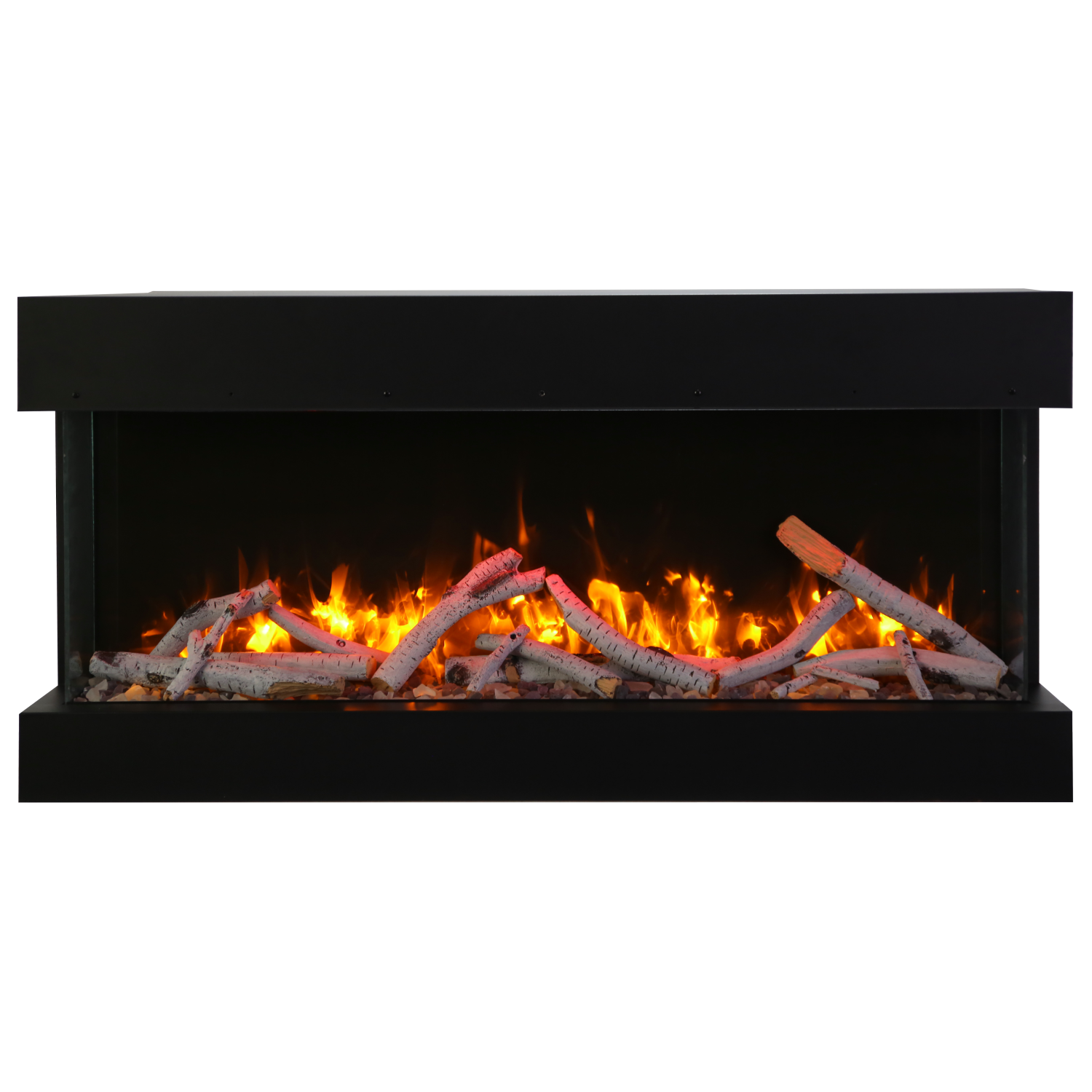 Amantii 60-TRV-SLIM-OOB-1 - Refurbished(Fair)- sided glass electric fireplace