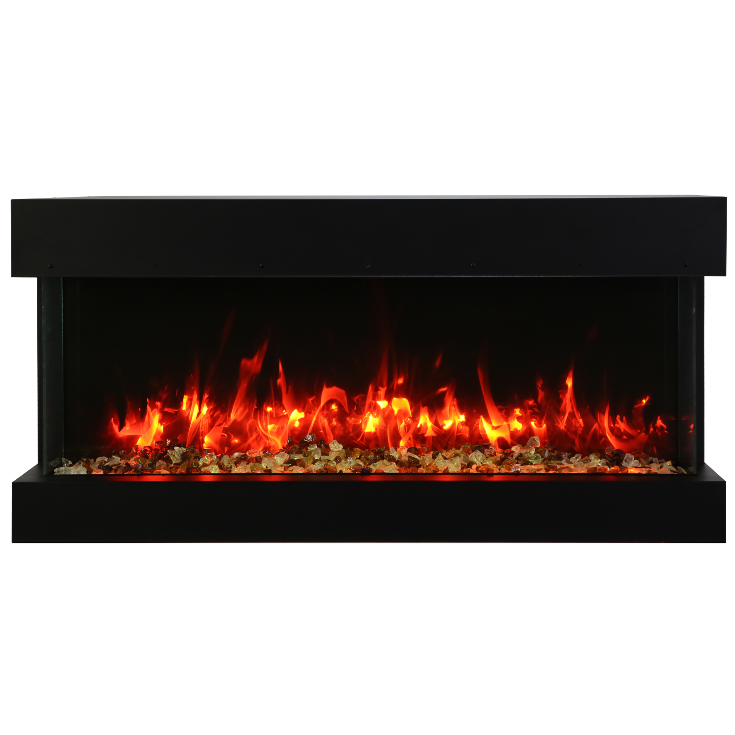Amantii 60-TRV-SLIM-OOB-1 - Refurbished(Fair)- sided glass electric fireplace