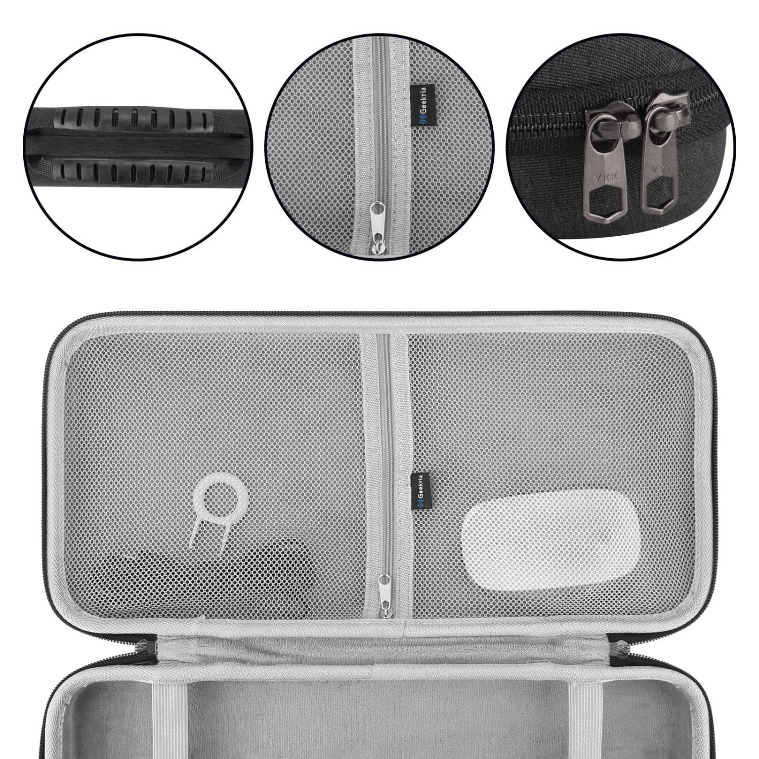 75% Keyboard Case, Hard Shell Travel Carrying Bag for 84 Key Wireless Portable Keyboard, Compatible with Keychron K2, Logitech POP Keys Mechanical,