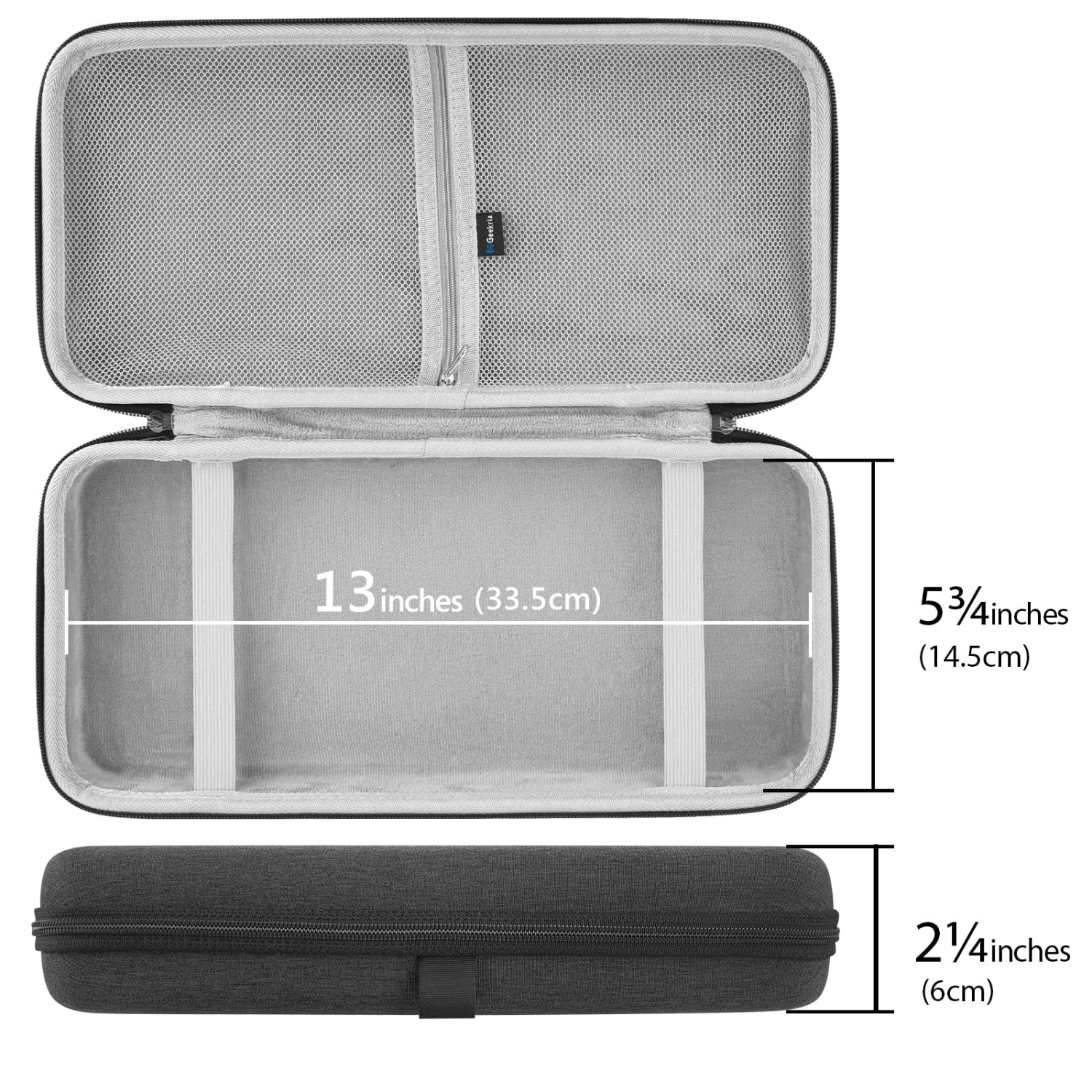 75% Keyboard Case, Hard Shell Travel Carrying Bag for 84 Key Wireless Portable Keyboard, Compatible with Keychron K2, Logitech POP Keys Mechanical,