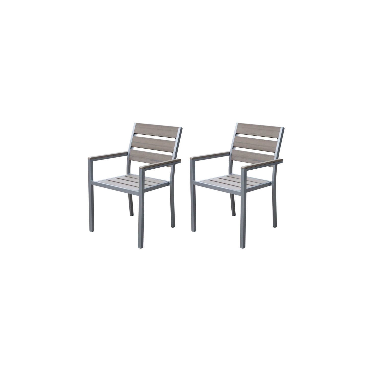 Gallant Contemporary Dining Chair - Set of 2 - Sun Bleached Grey