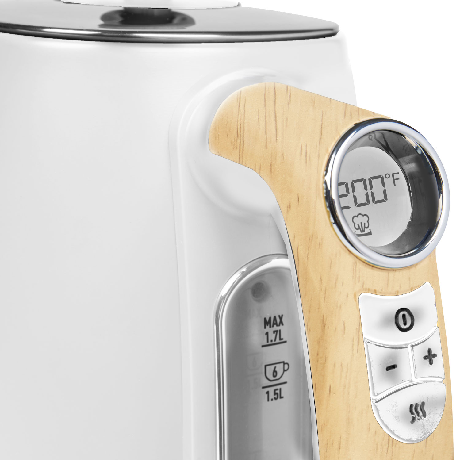 Bouilloire électrique Dorchester de Haden - 1,7 l - Blanc