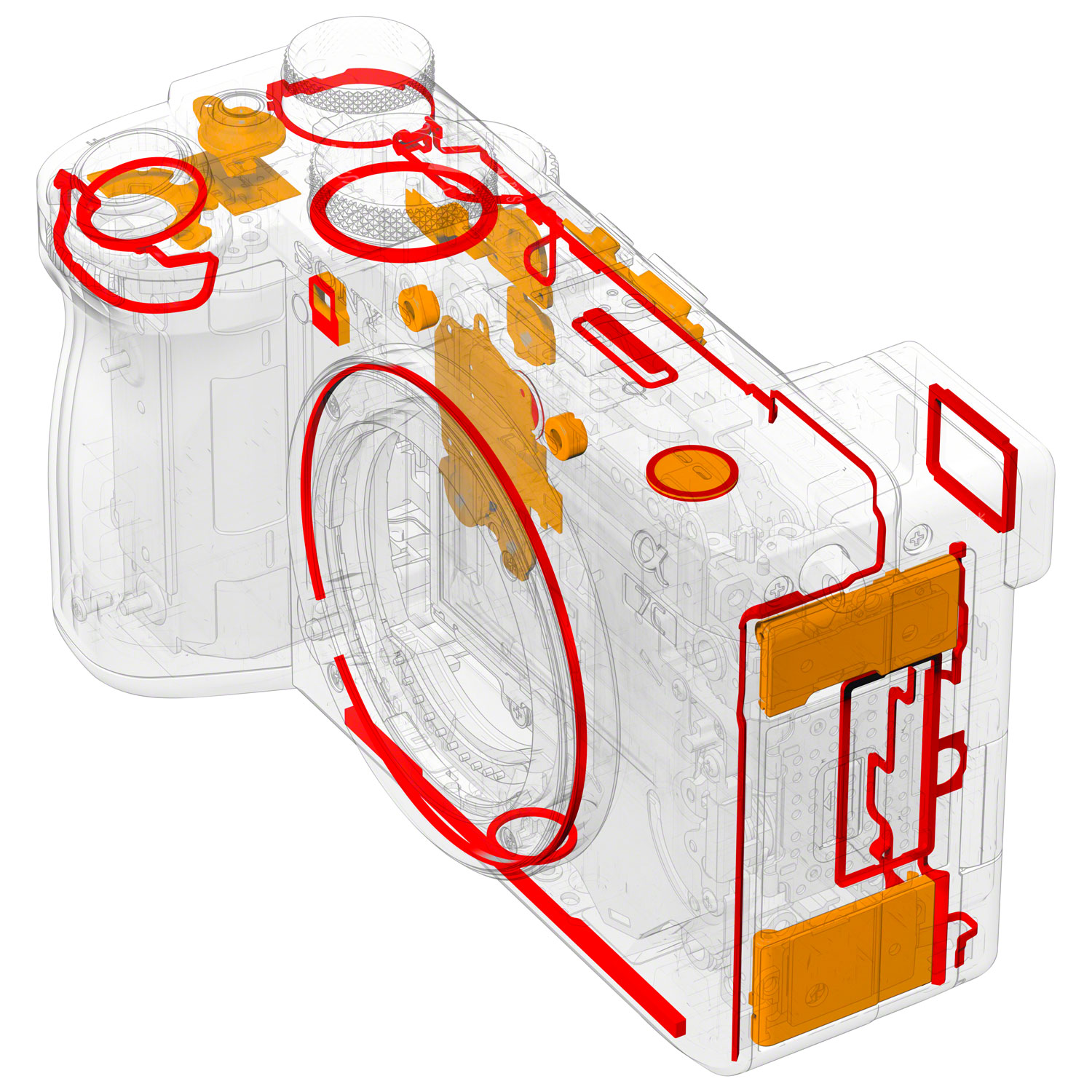 Appareil photo sans miroir plein format Alpha 7C II de Sony - Argenté/Noir