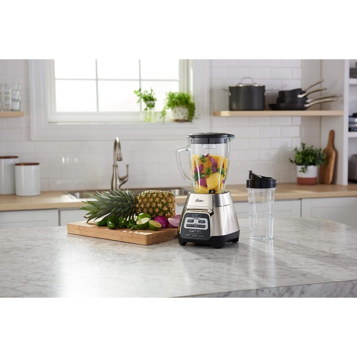 Texture Select Master Series Blender with Glass Jar, Chrome