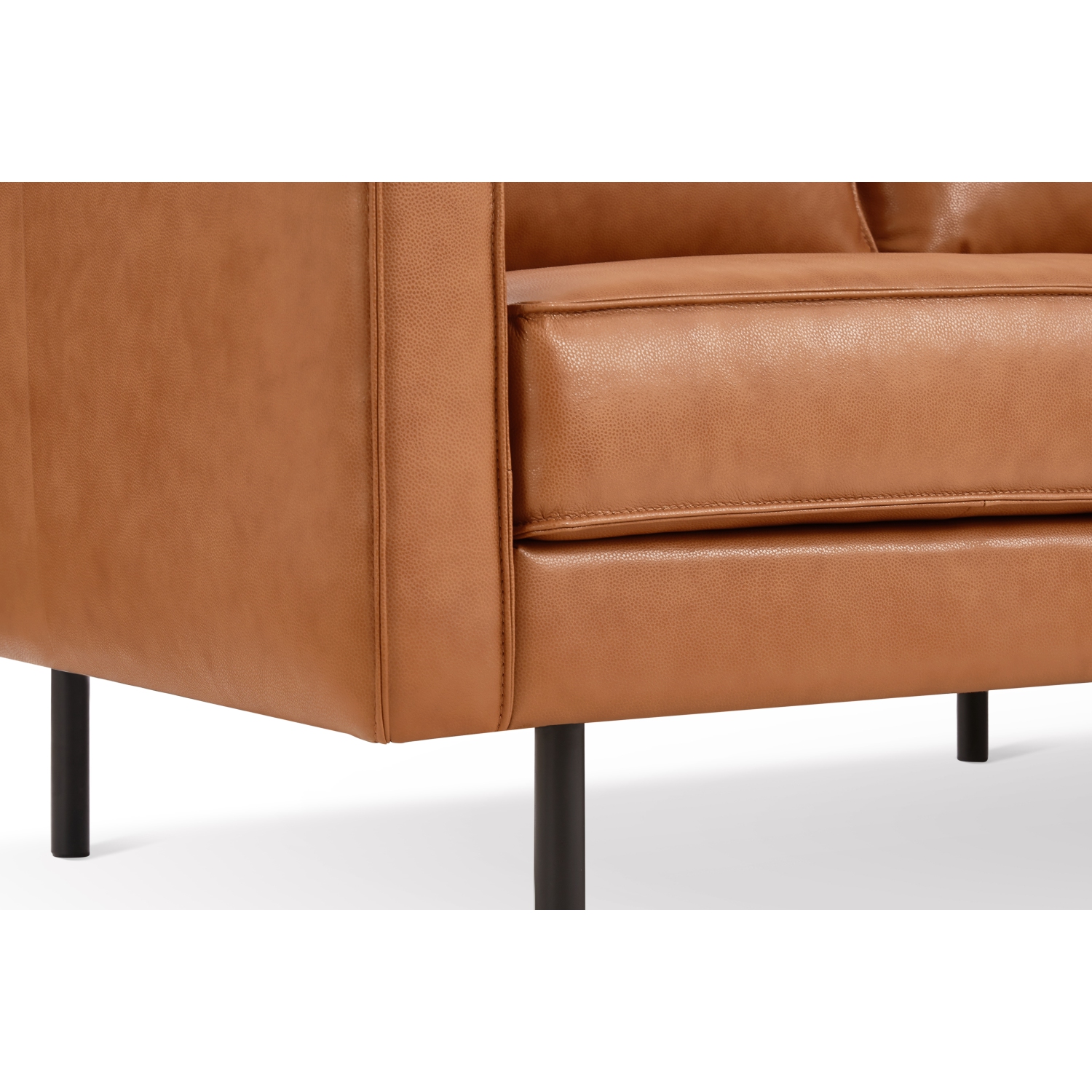 Valencia Varese Top Grain Leather Sofa,Cognac