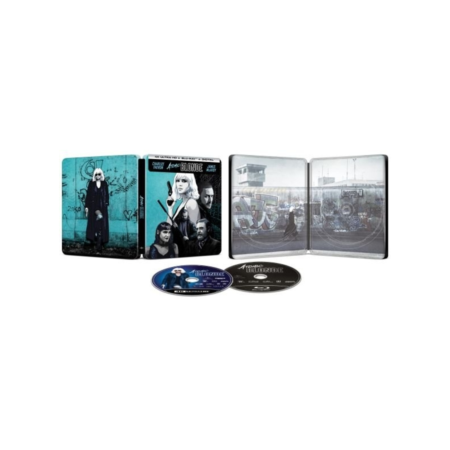 Atomic Blonde [SteelBook] [4K Ultra HD Blu-ray/Blu-ray] [Only @ Best Buy]