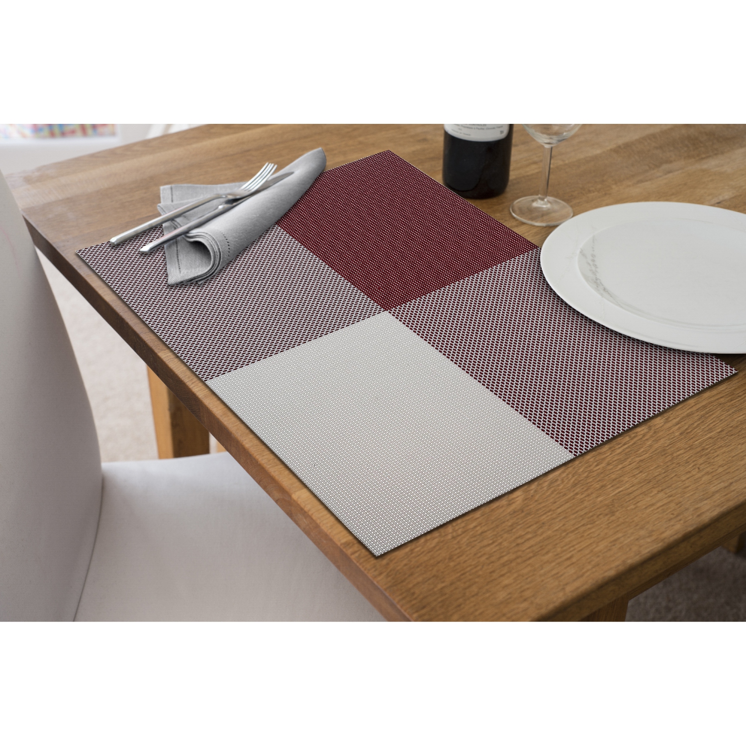 Maison Concepts Vinyl Placemat Tempo Red - Set of 12