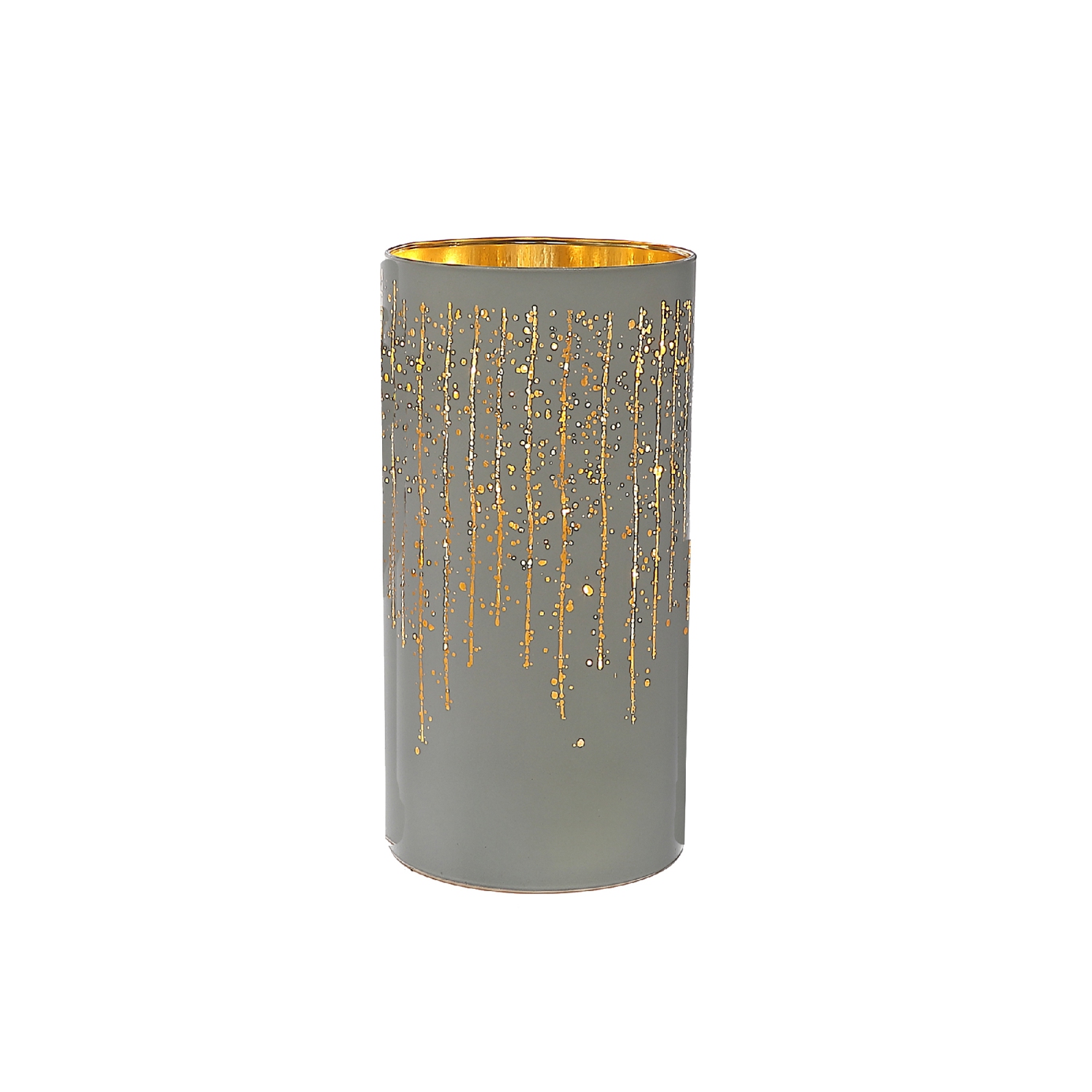 Maison concepts – guirlande de Noël suspendue à DEL en verre blanc, 8 po