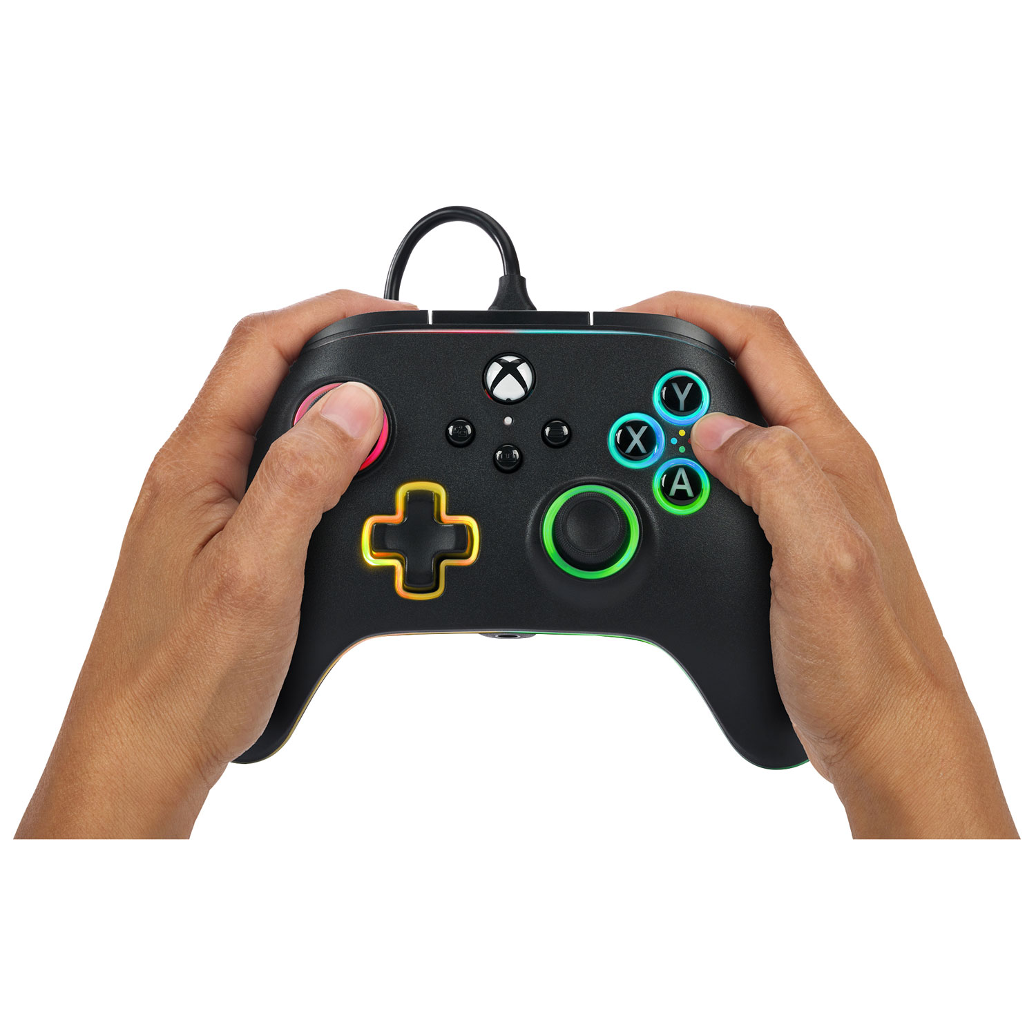 PowerA Advantage Lumectra Wired Controller for Xbox Series X|S / Xbox One - Black